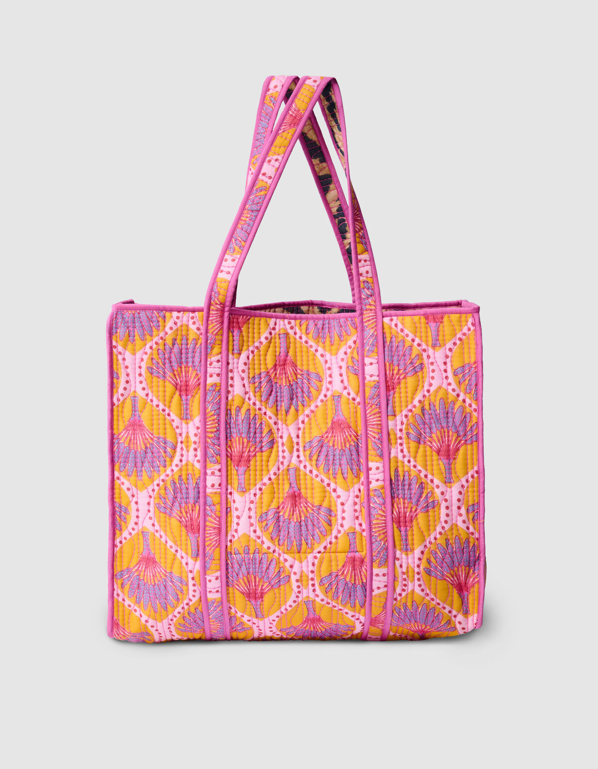 Reversible Printed Shopper Oranje SHOEBY ACCESSOIRES