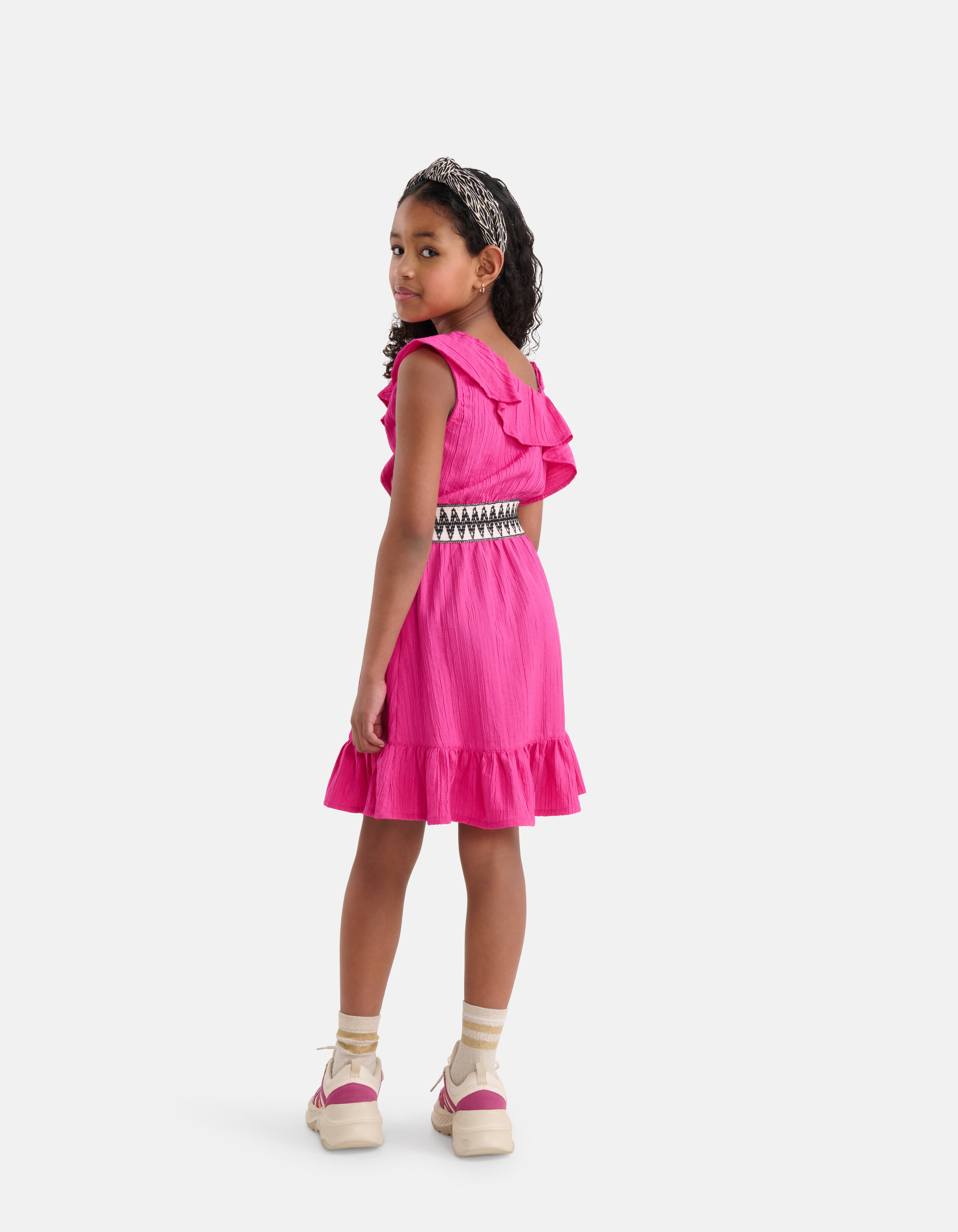 One Shoulder Jurk Roze SHOEBY GIRLS