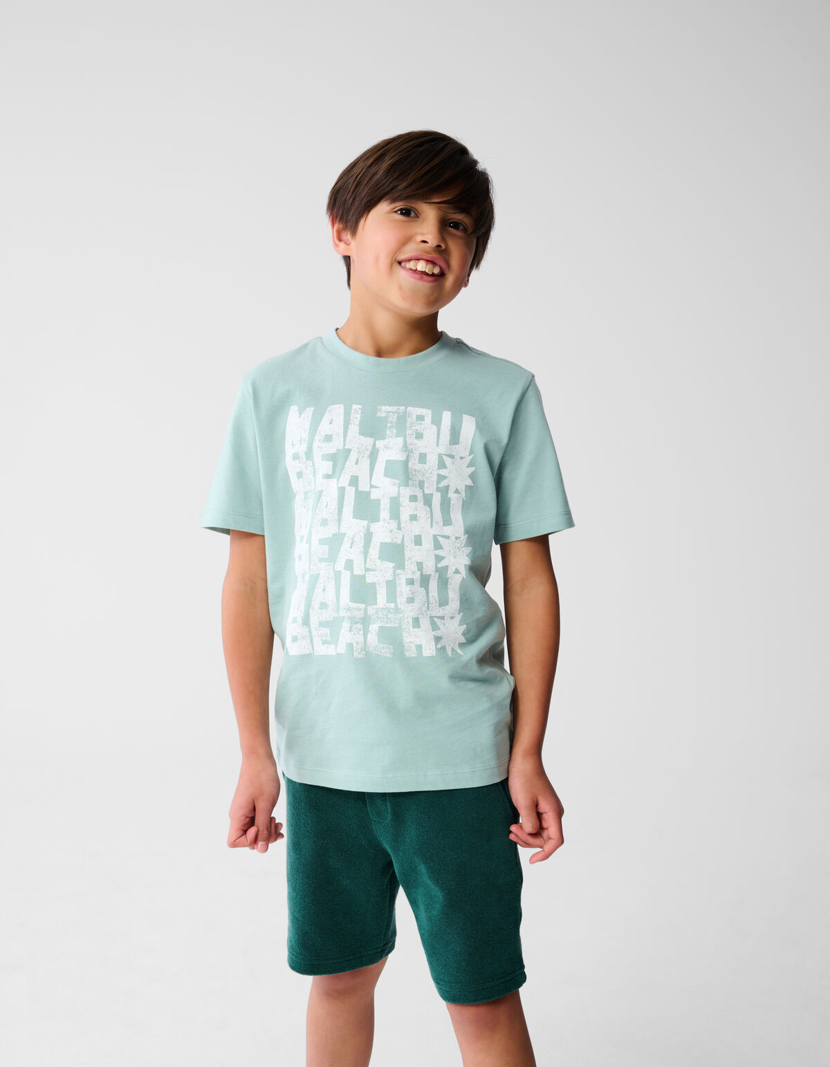 Malibu T-shirt Blauw SHOEBY BOYS