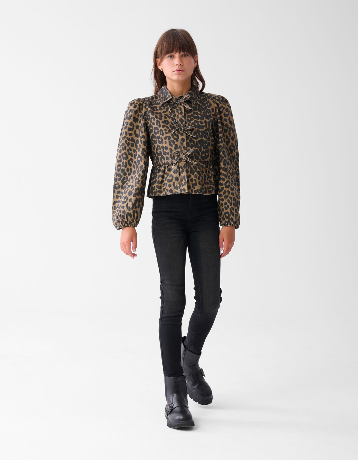 Skinny Fit Jeans Zwart SHOEBY GIRLS