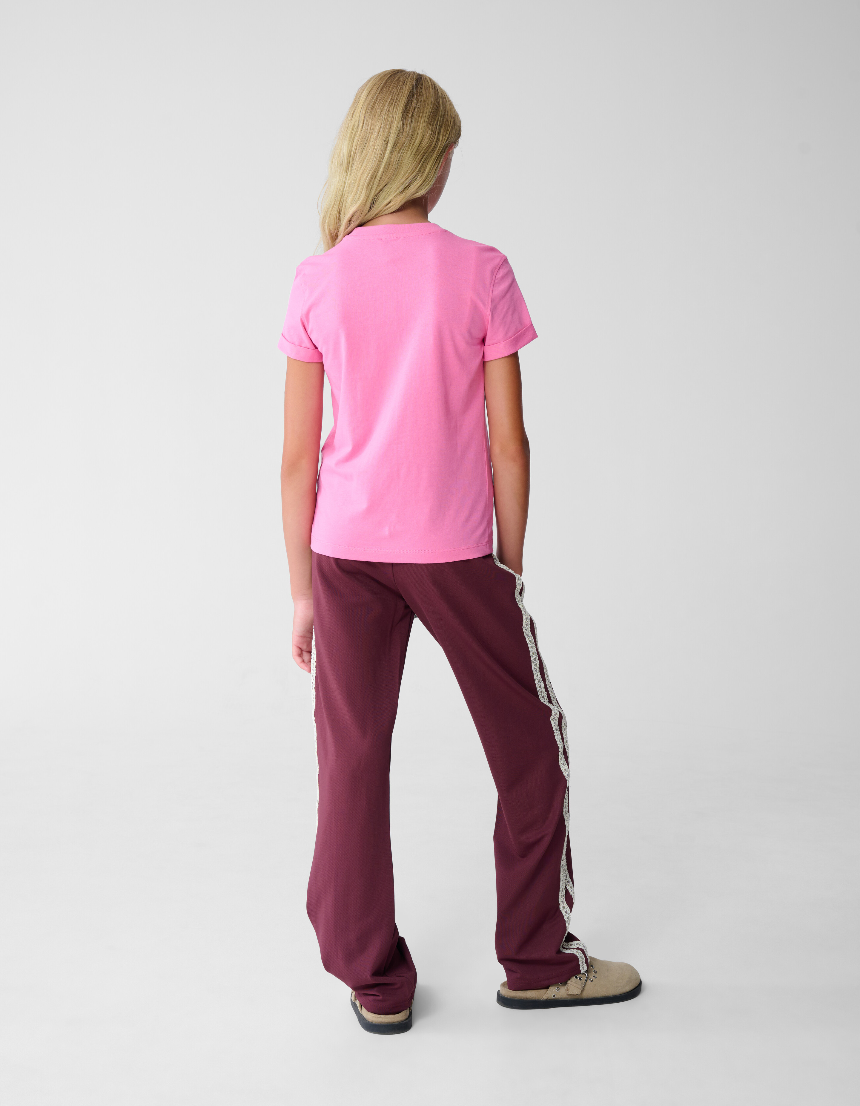Mon Amour Artwork T-shirt Roze SHOEBY GIRLS