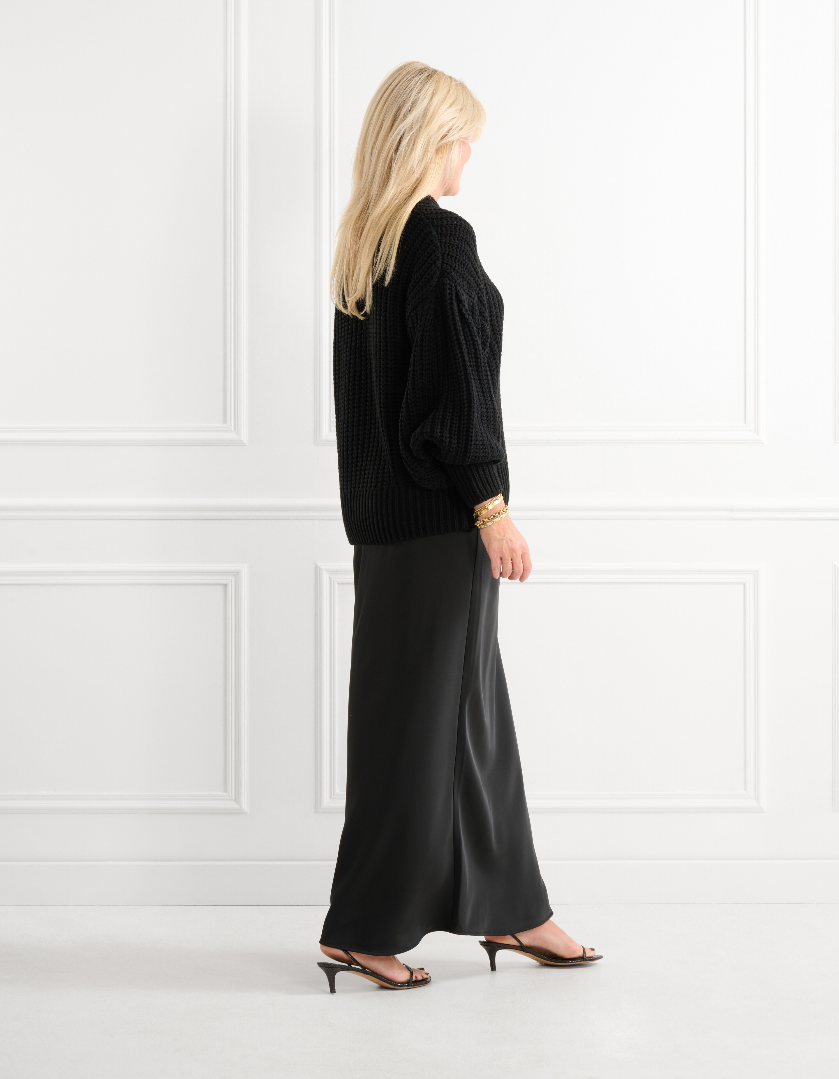 Satijnen Rok Zwart SHOEBY WOMEN