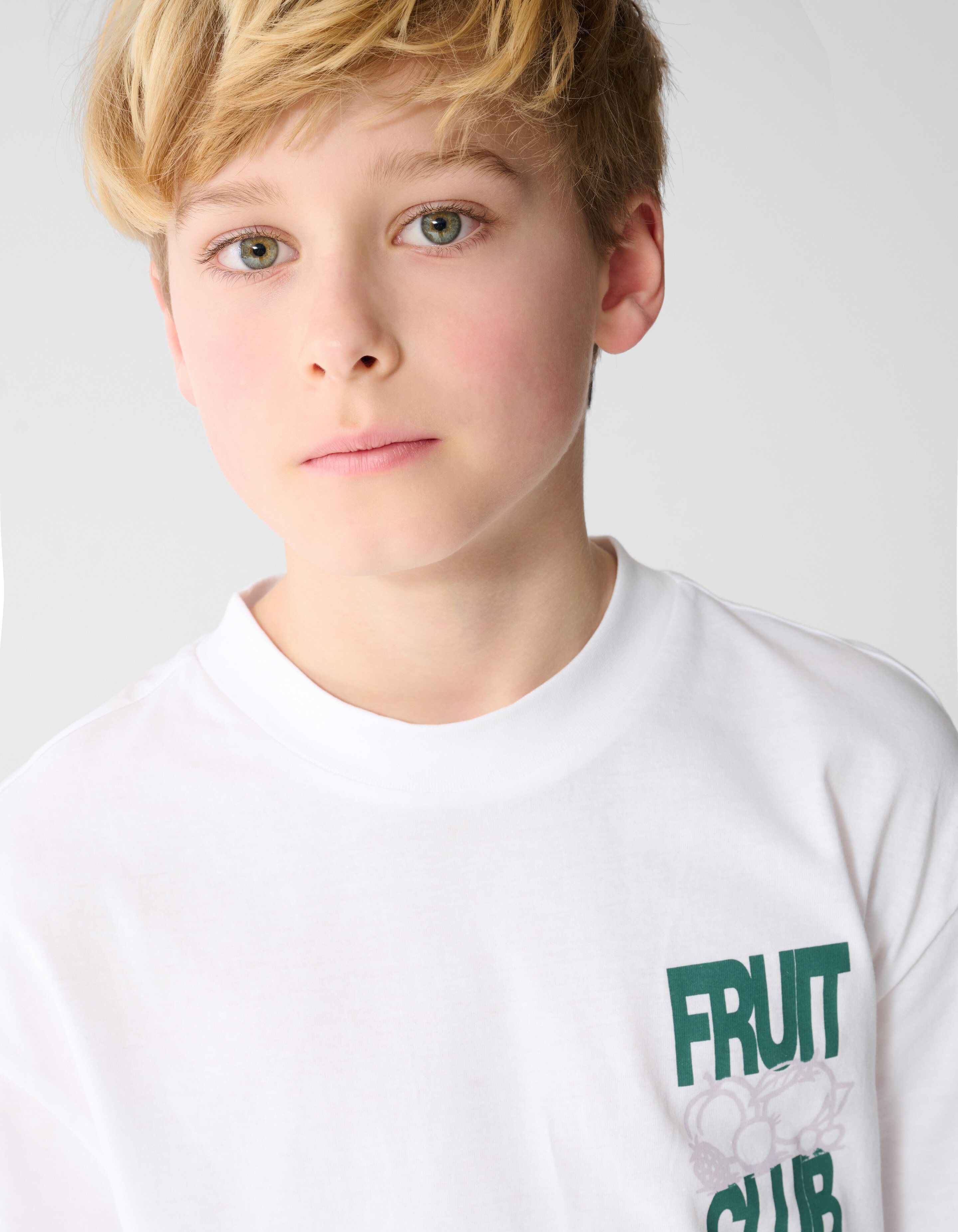 Fruit Club T-shirt Wit SHOEBY BOYS