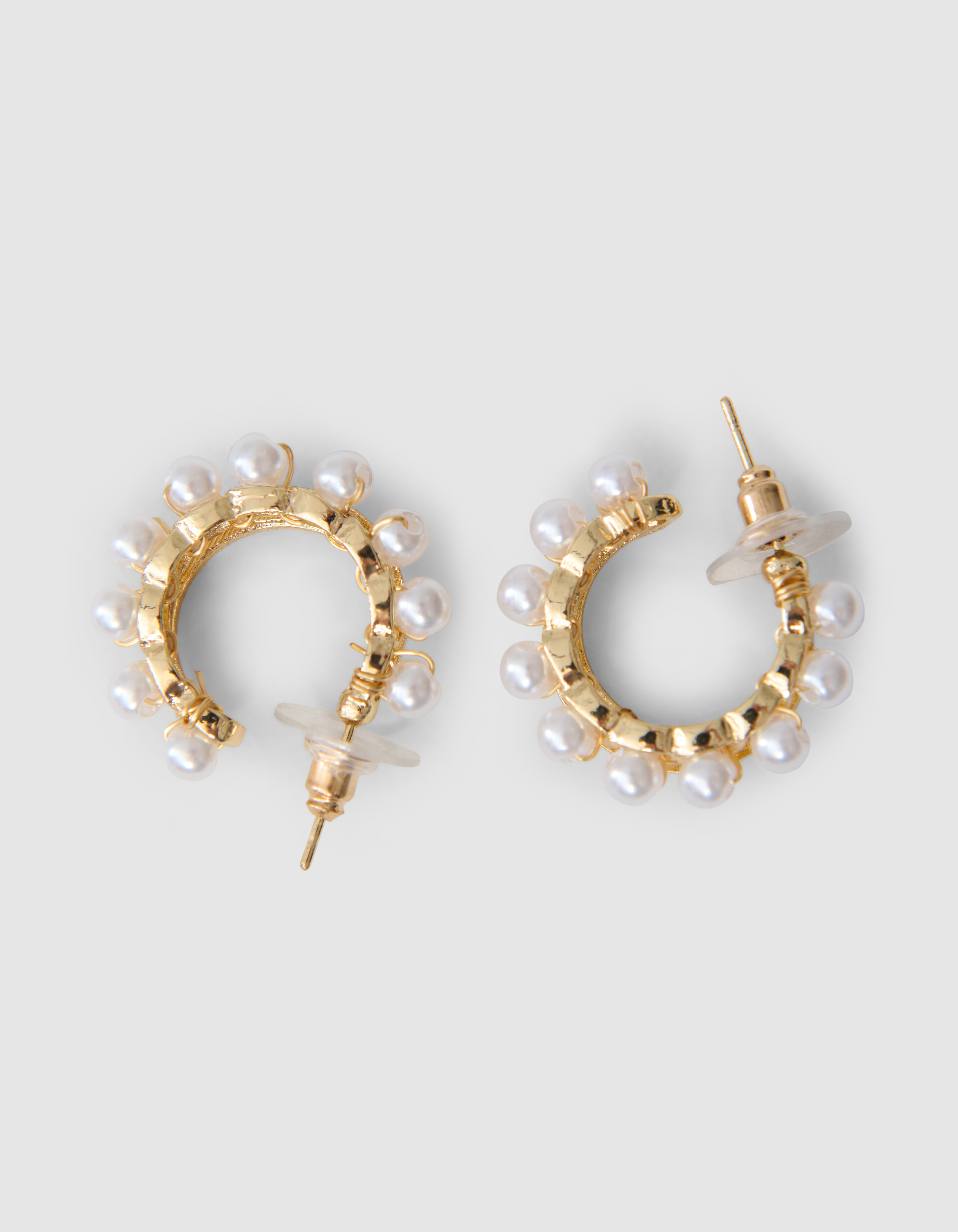 Pearl Hoop Oorbellen Goud SHOEBY ACCESSOIRES