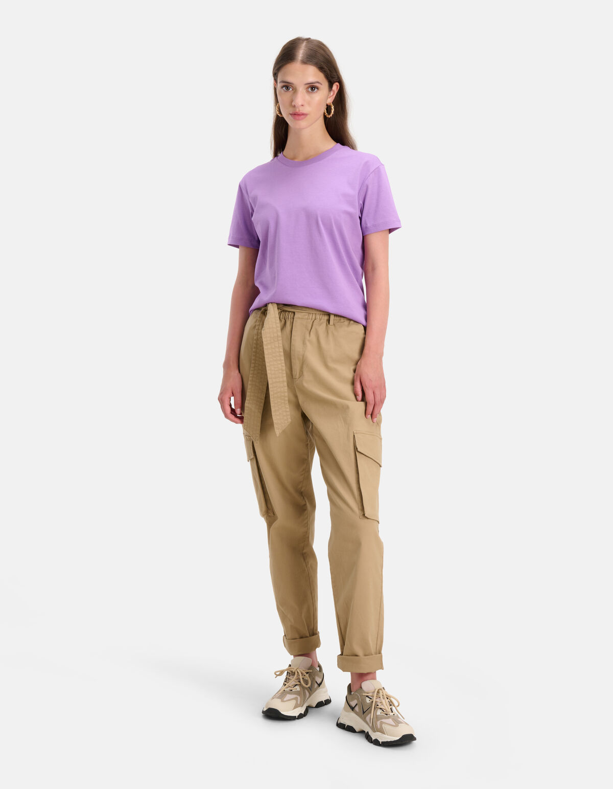 Basis T-shirt Paars SHOEBY WOMEN