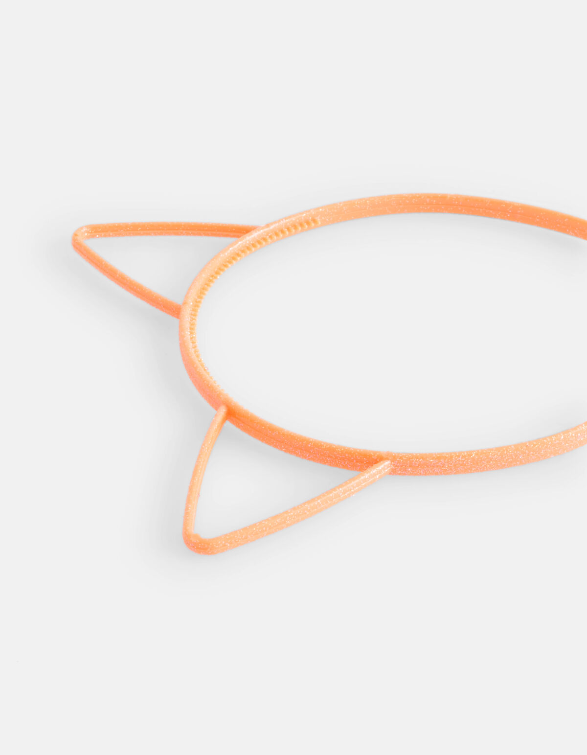 Glitter Katten Haarband Oranje SHOEBY ACCESSOIRES