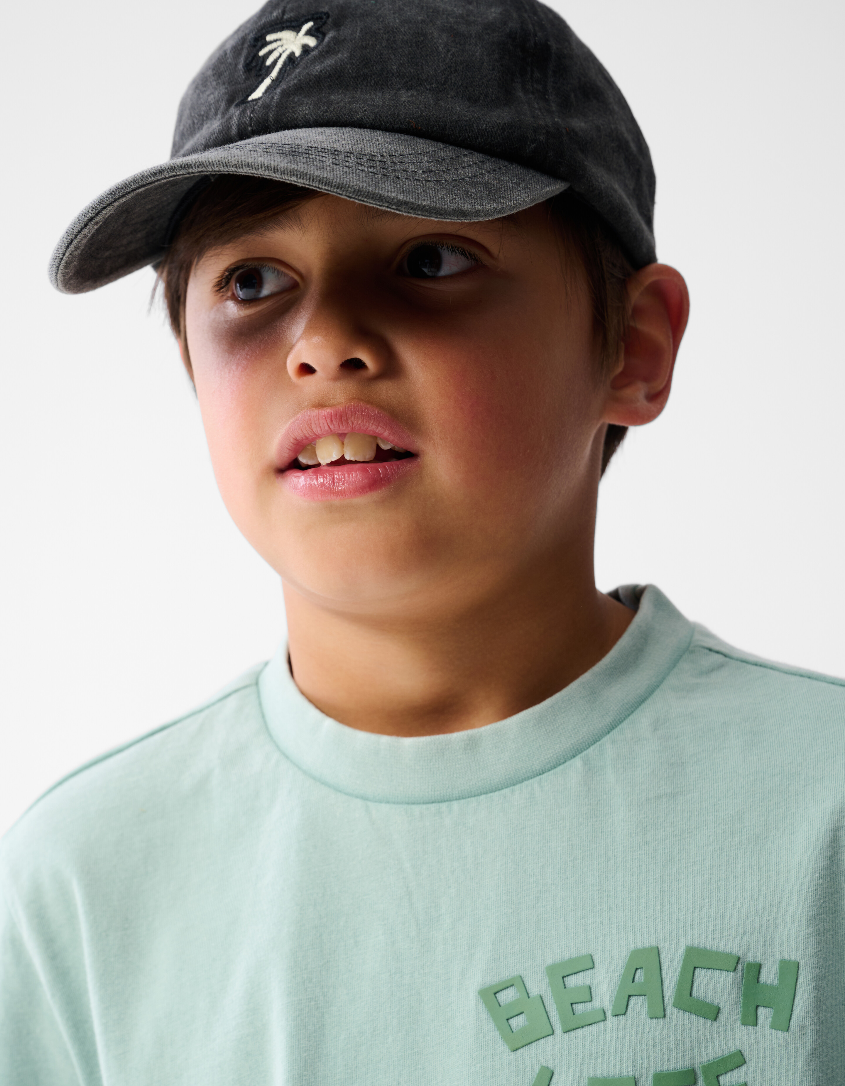 Beach Life T-shirt Groen SHOEBY BOYS
