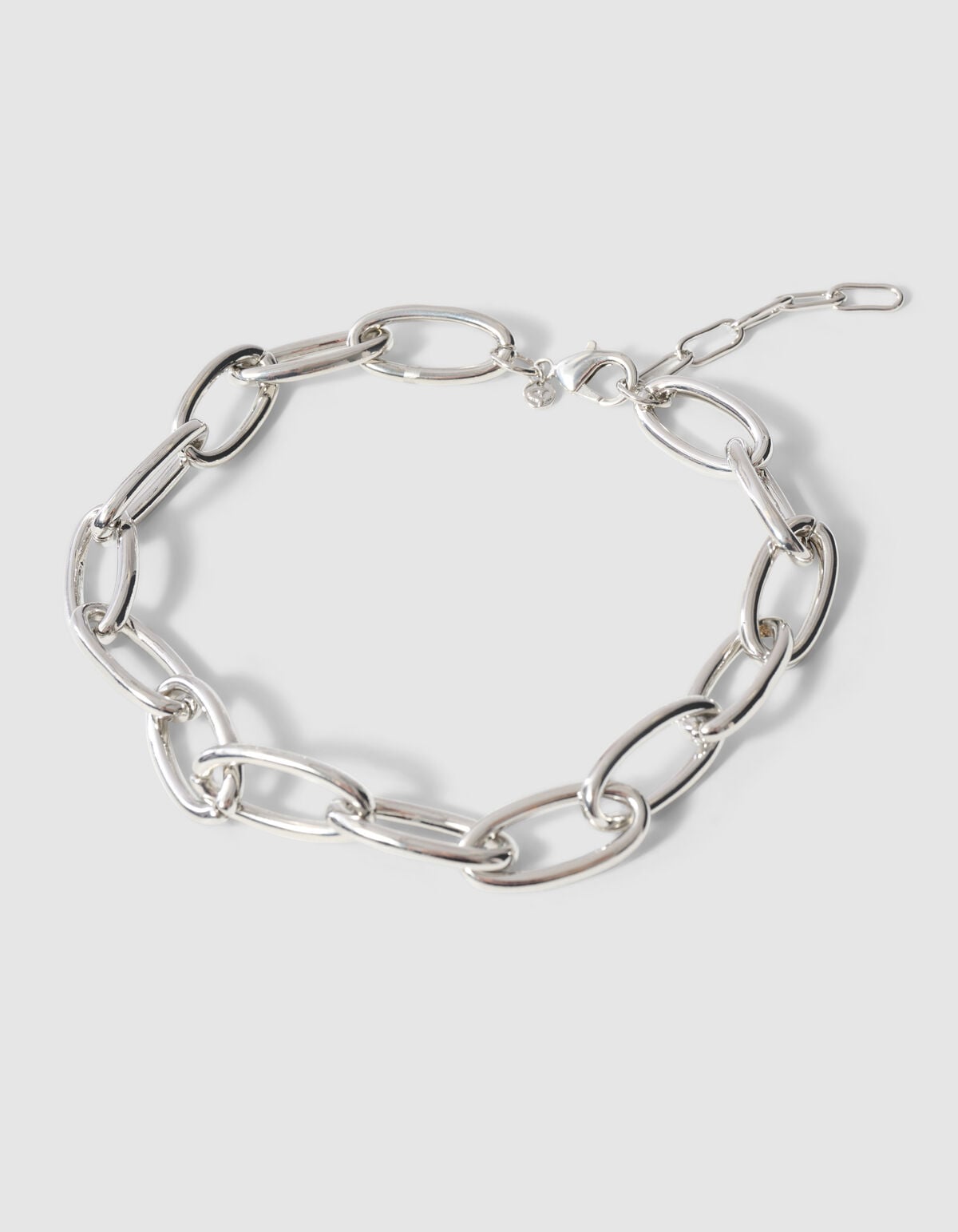 Oval Chain Ketting Zilver SHOEBY ACCESSOIRES