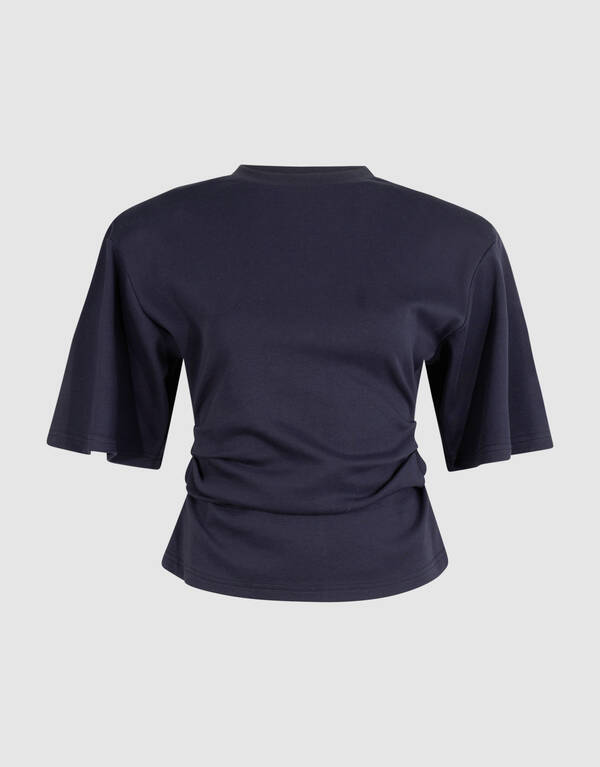 Waisted T-shirt Donkerblauw SHOEBY WOMEN