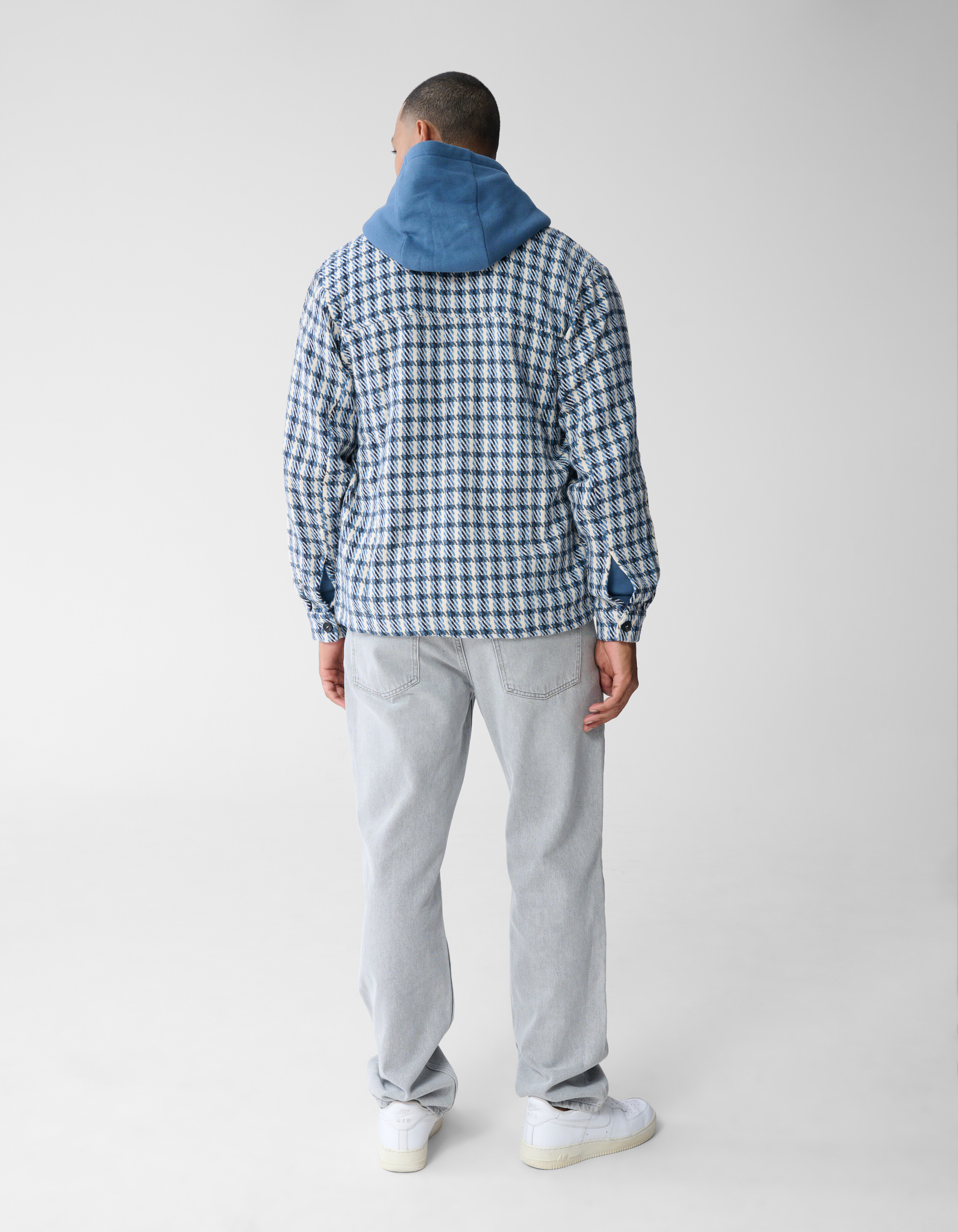 Ruiten Overshirt Blauw SHOEBY MEN