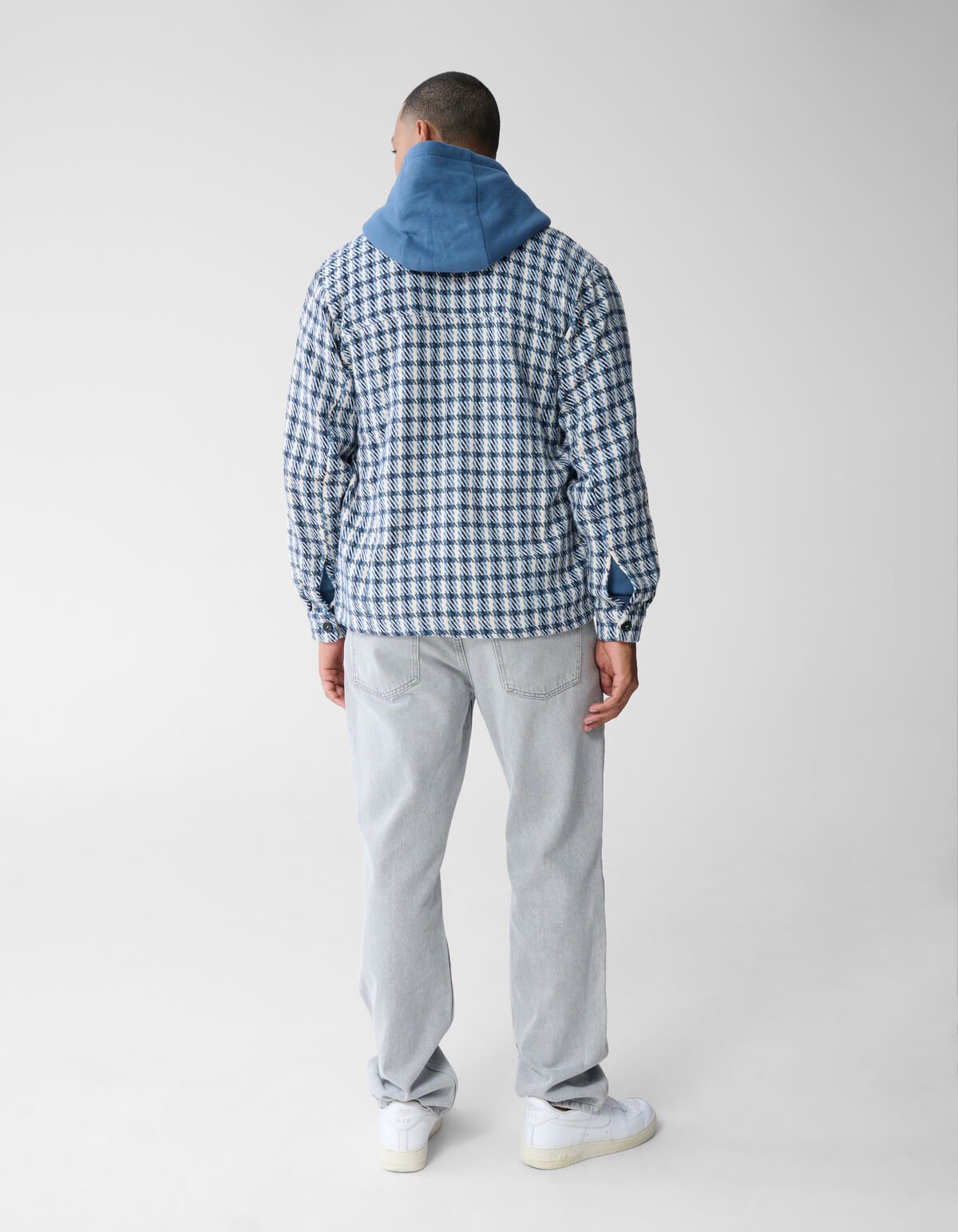 Ruiten Overshirt Blauw SHOEBY MEN