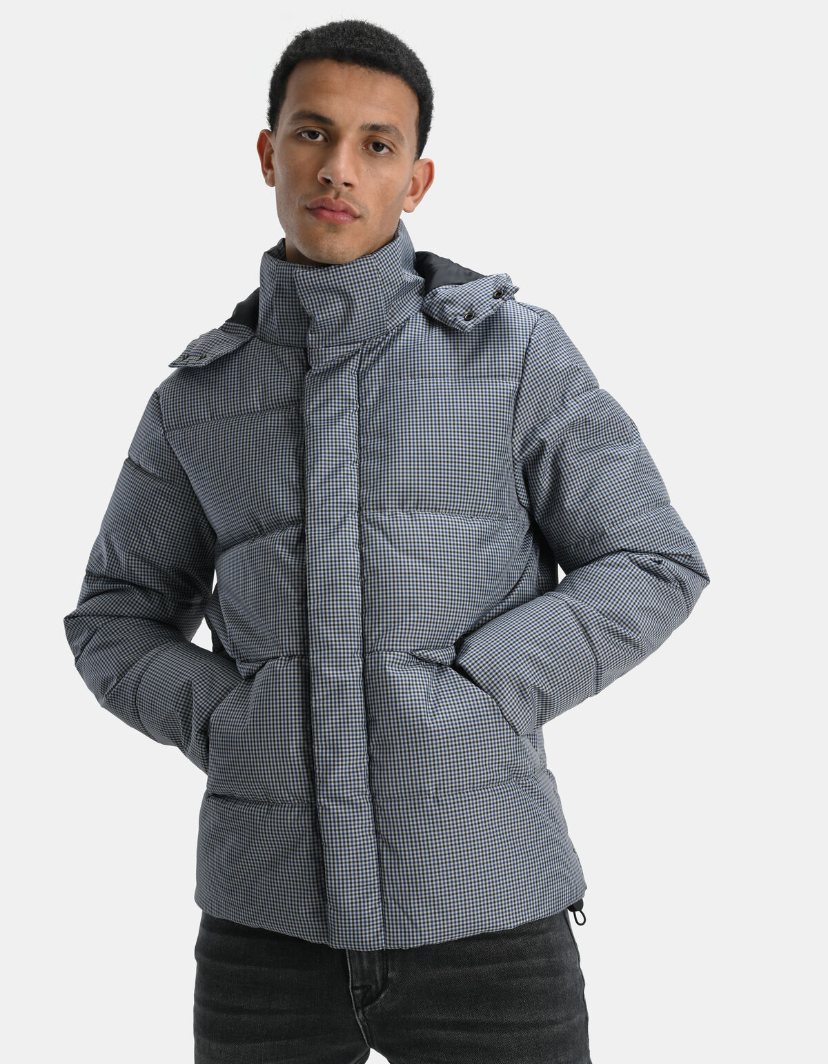 Check Puffer Jas SHOEBY MEN