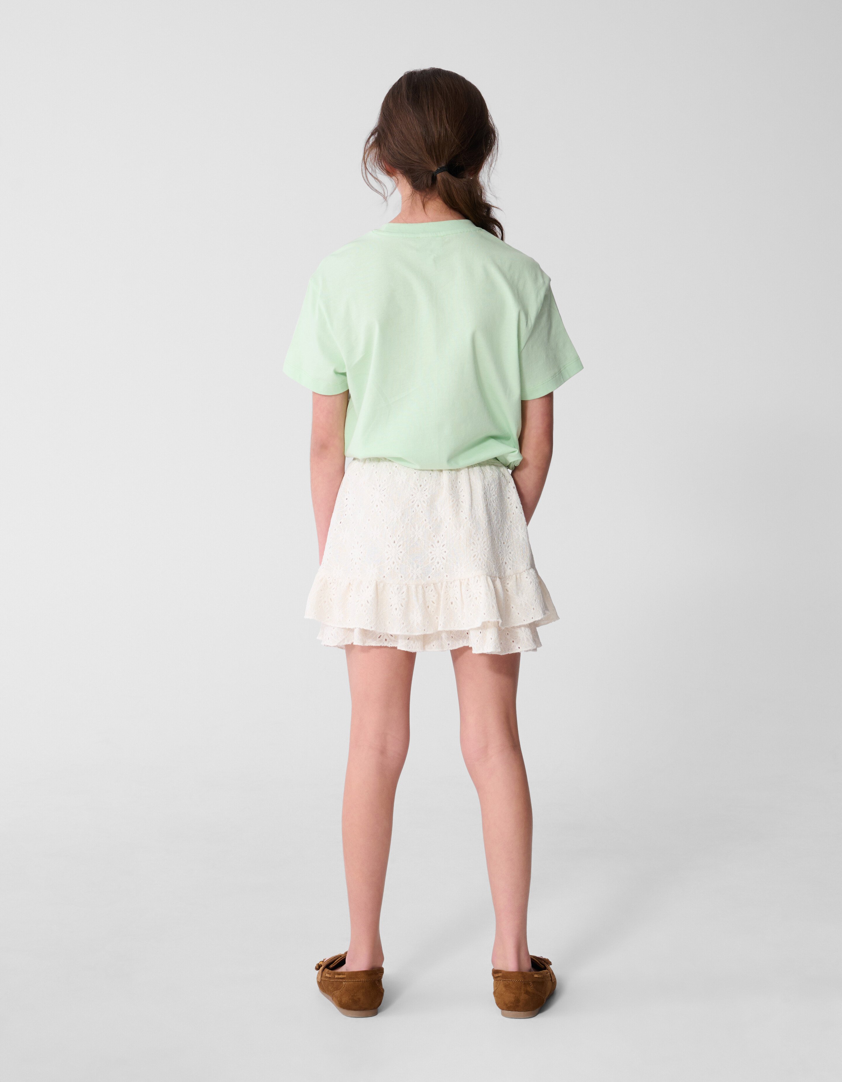 Aloha Artwork T-shirt Lichtgroen SHOEBY GIRLS