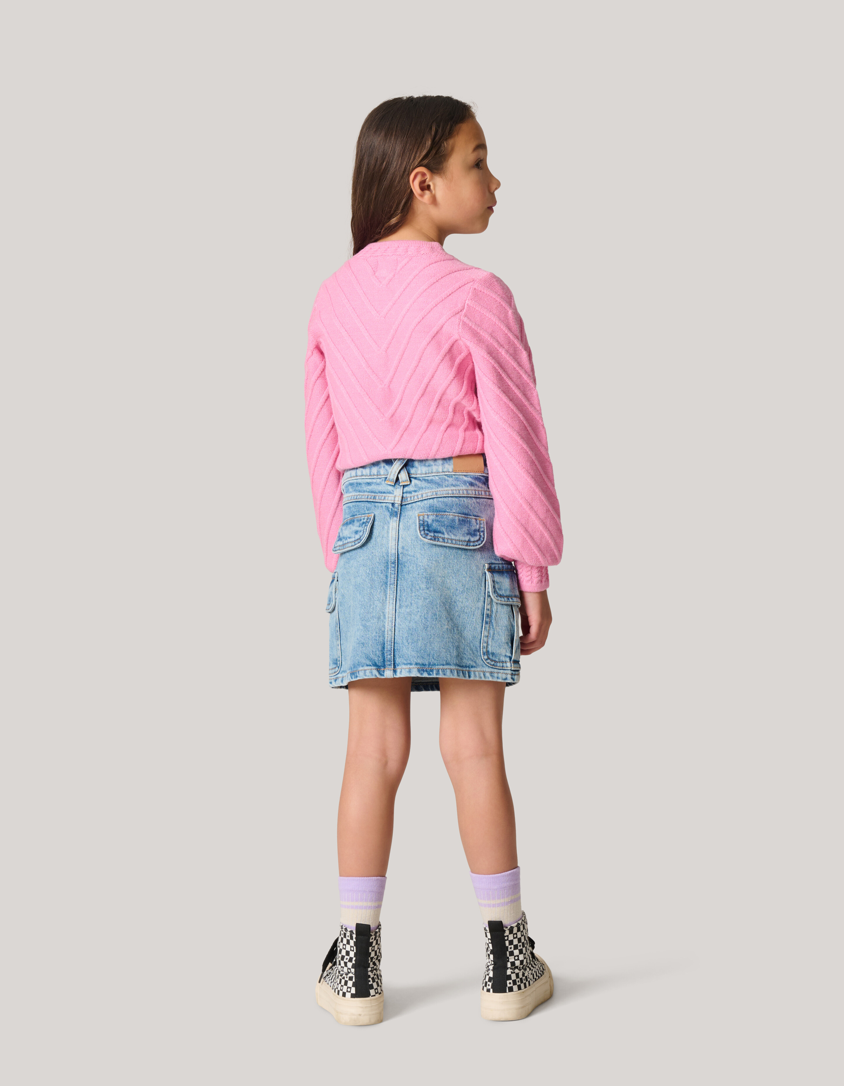 Diagonaal Trui Roze SHOEBY GIRLS