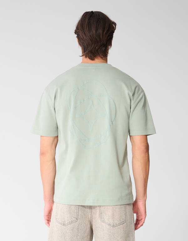Graphic Spark T-shirt Lichtgroen SHOEBY MEN