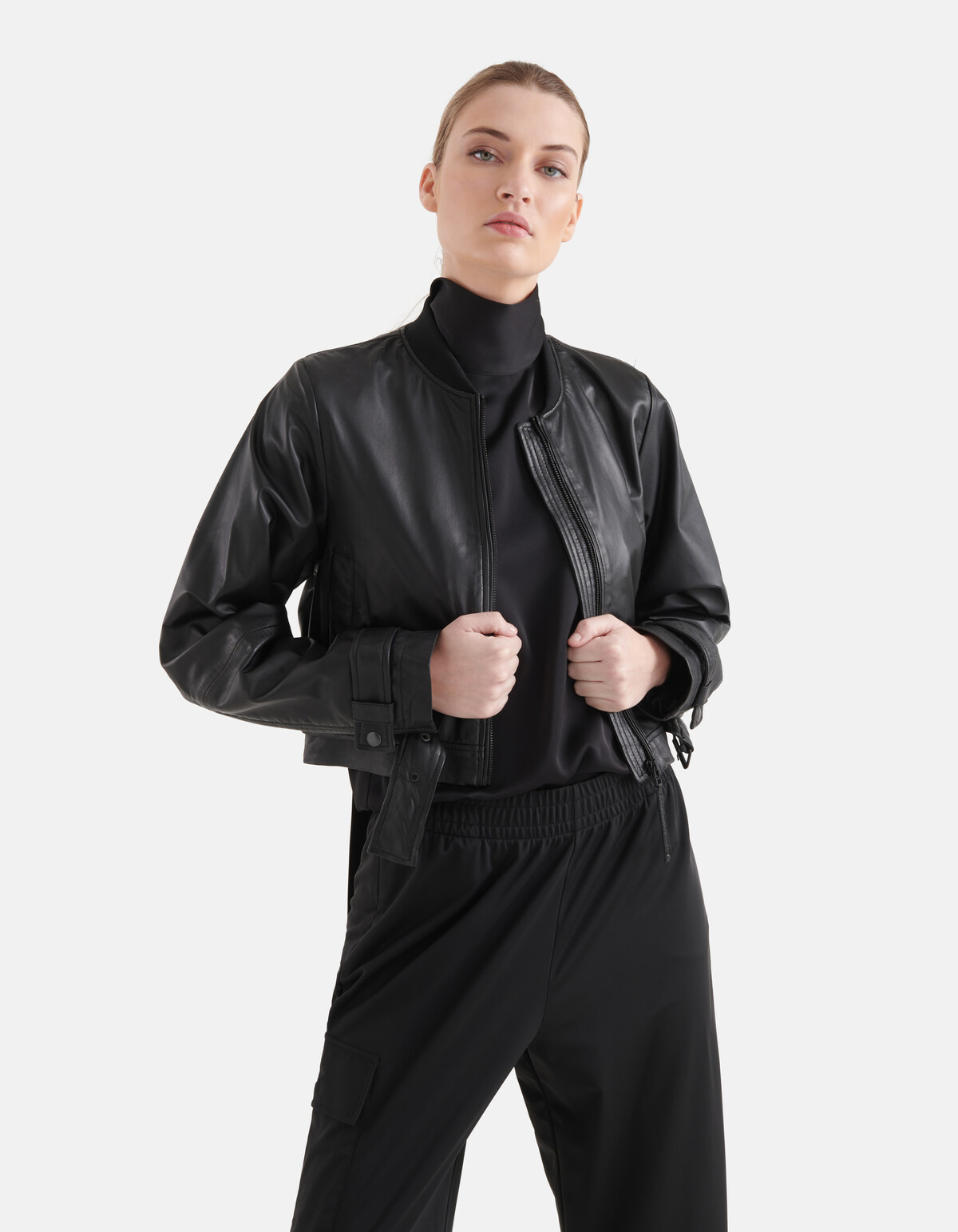 Leather Jacket by Mieke Eksept