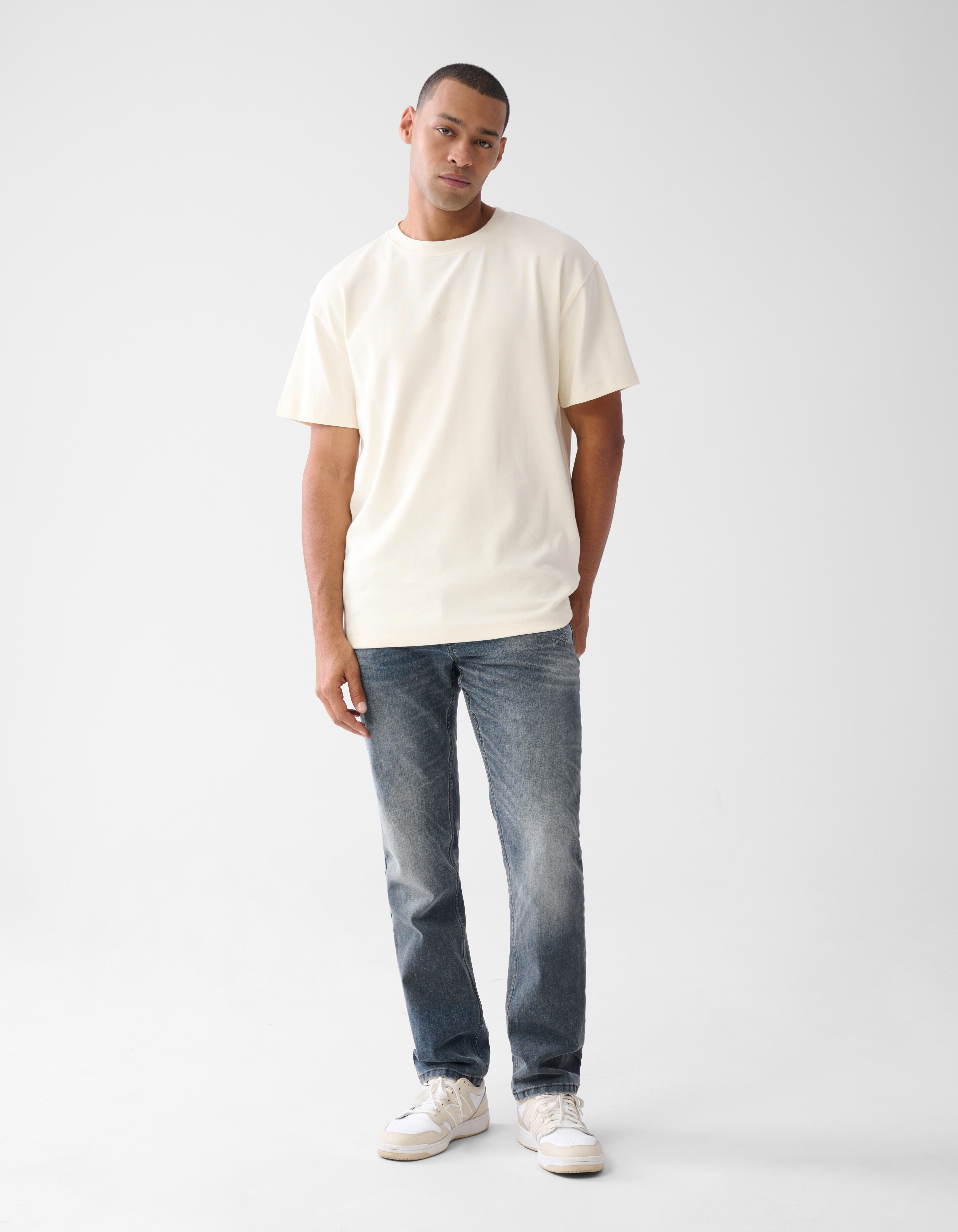 Straight Jeans Blauw/Grijs L32 SHOEBY MEN