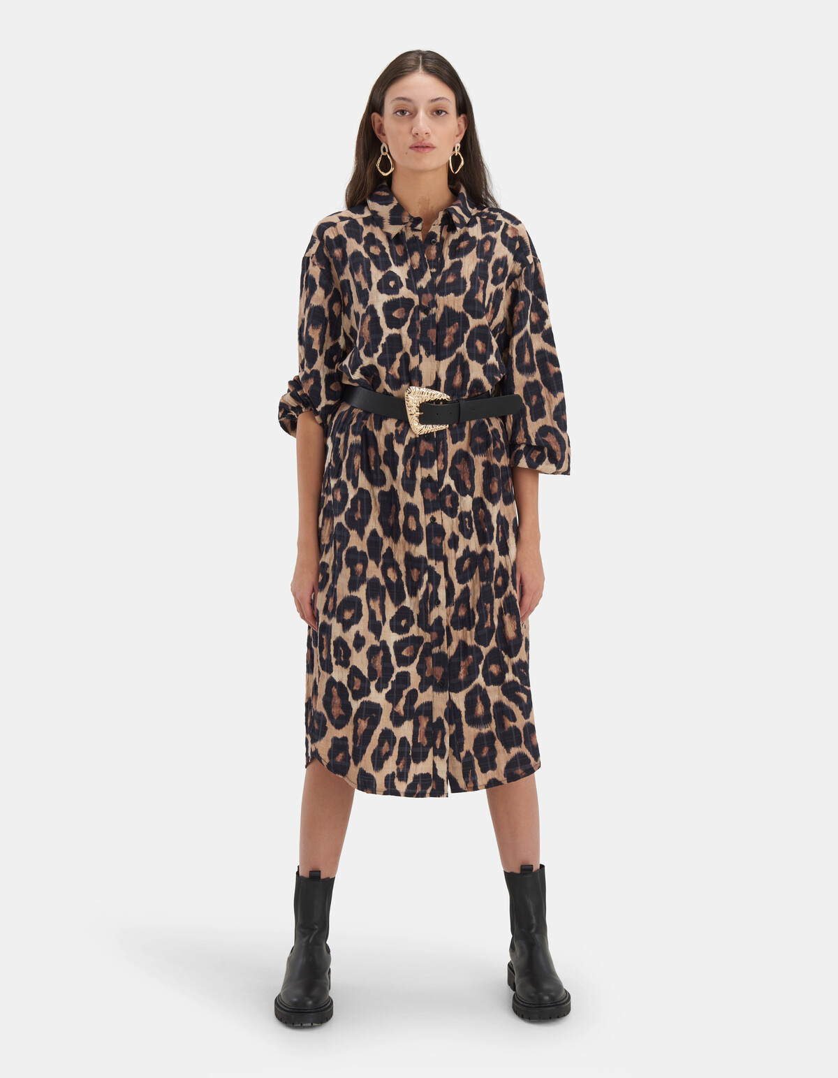 Leopard Long Jurk EKSEPT