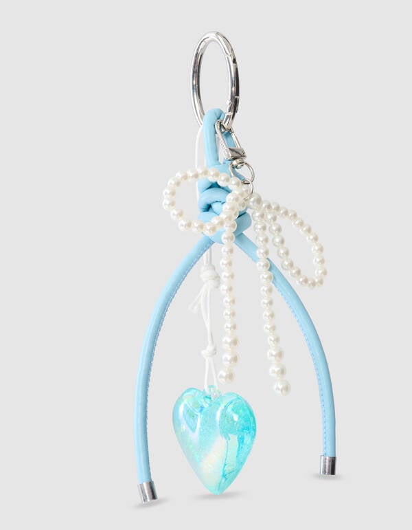 Fun Heart Sleutelhanger Blauw SHOEBY GIRLS