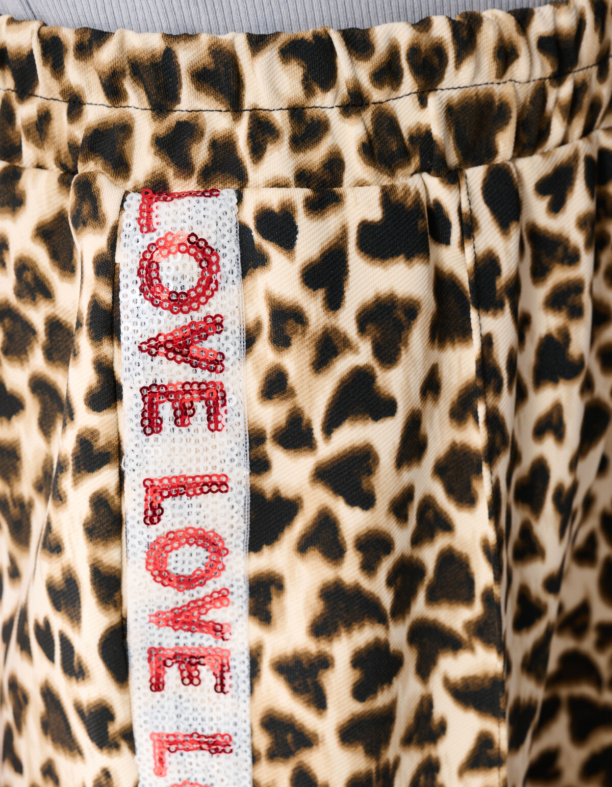 Leopard Heart Broek Lichtbruin SHOEBY GIRLS