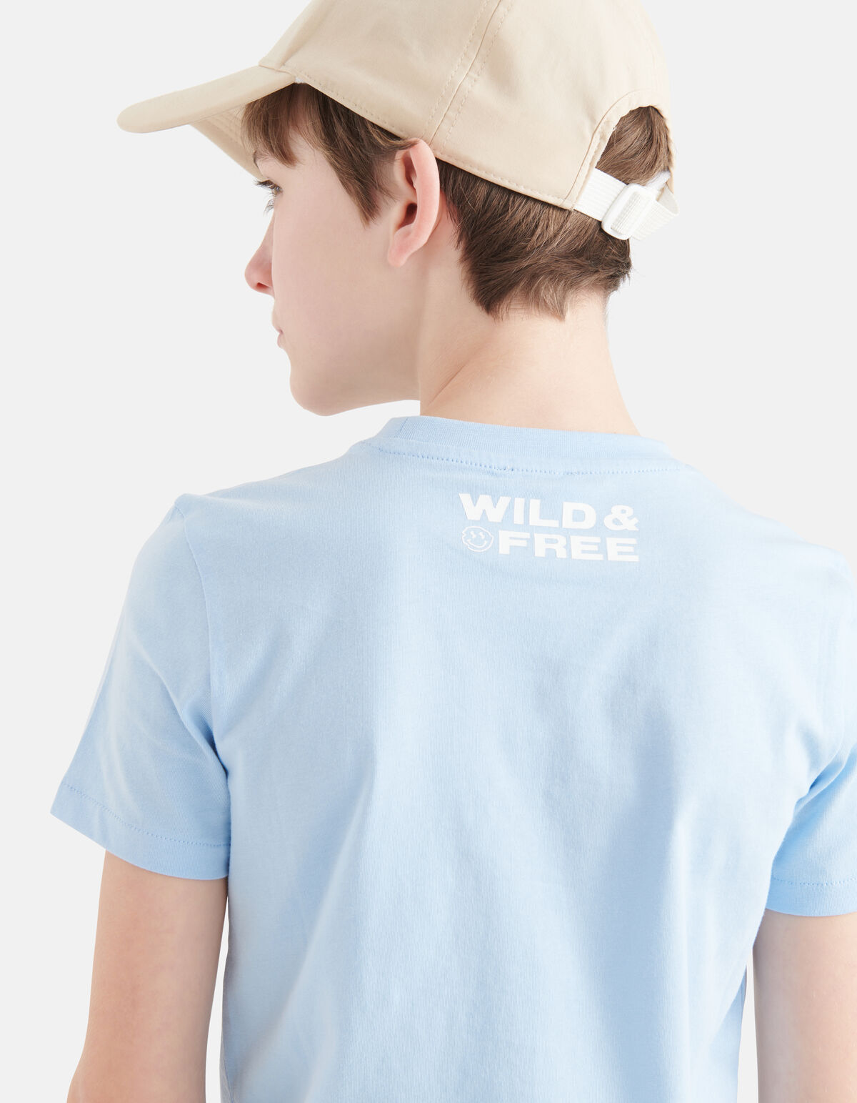 Grafisch Artwork T-shirt Lichtblauw SHOEBY BOYS