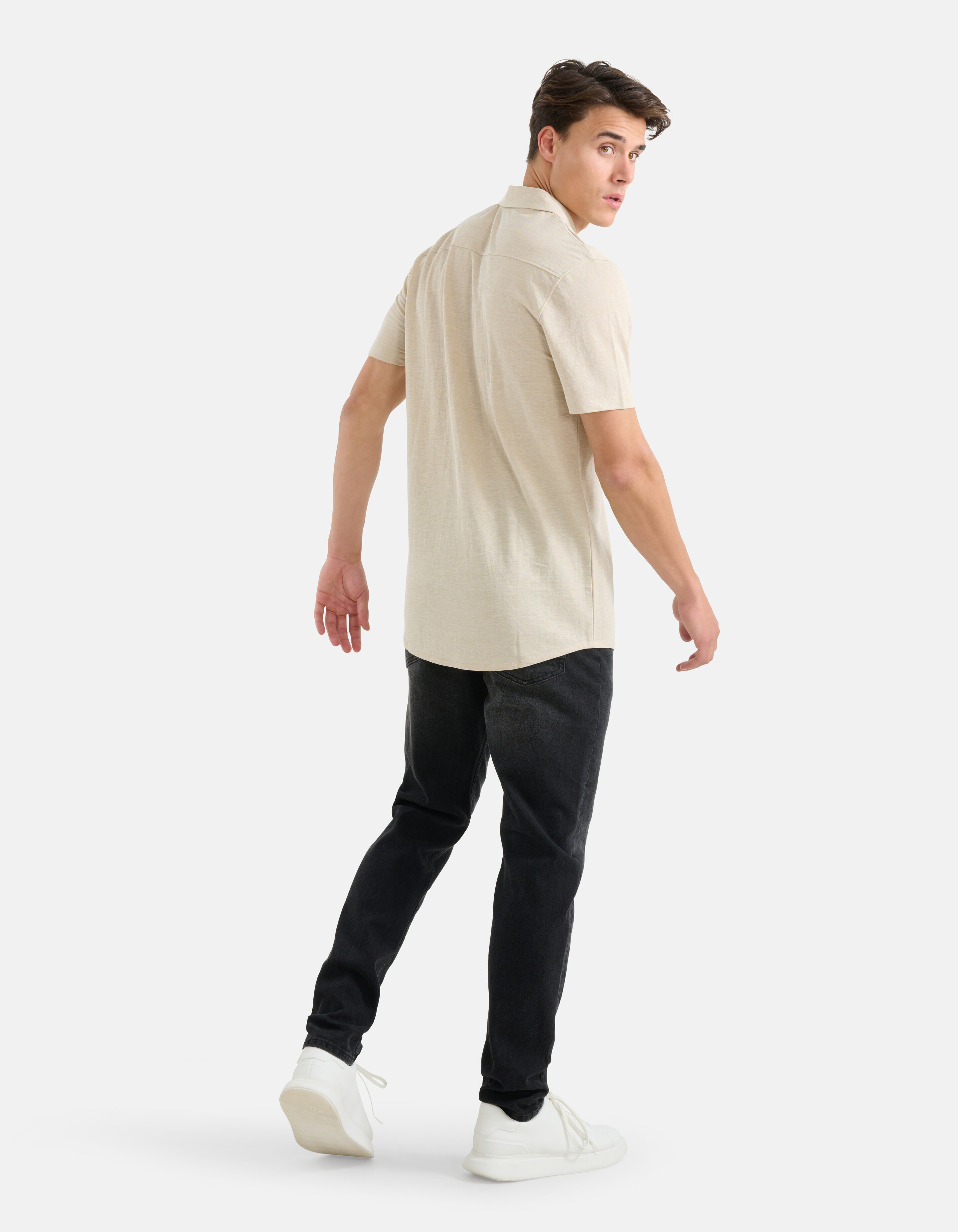 Pique Shirt Zand SHOEBY MEN