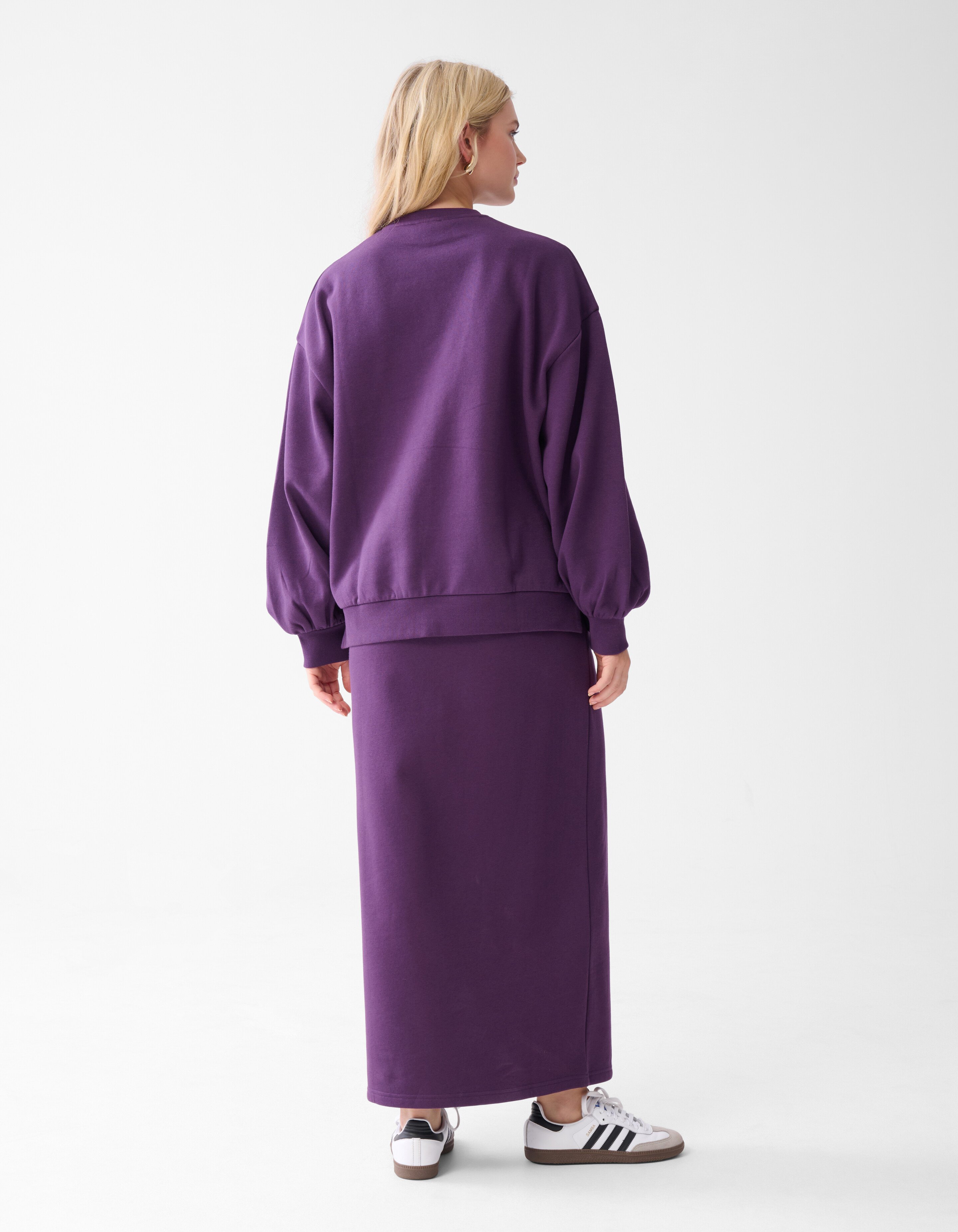 Sweat Maxi Rok Paars SHOEBY WOMEN