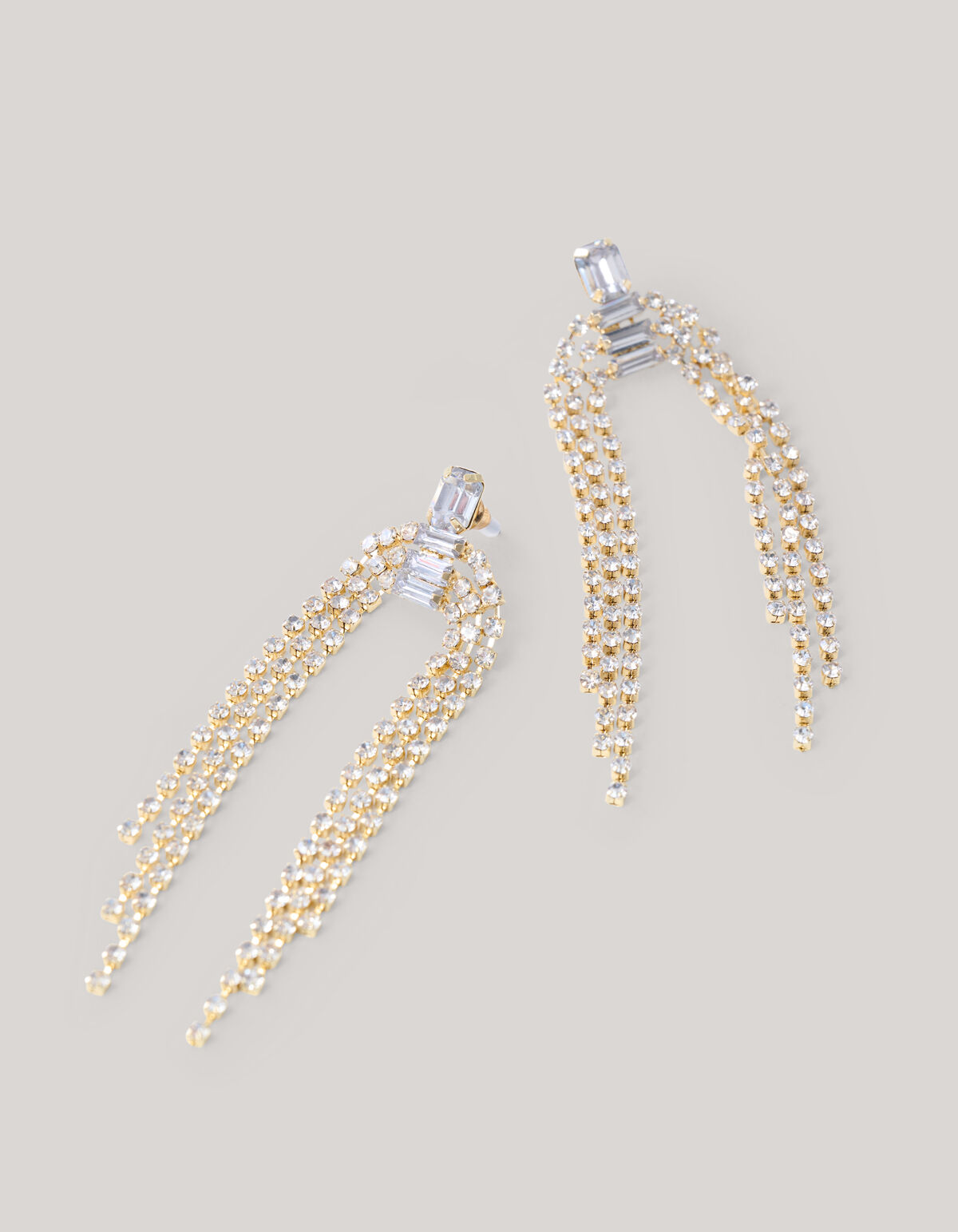 Strass Oorbellen Goud SHOEBY ACCESSOIRES