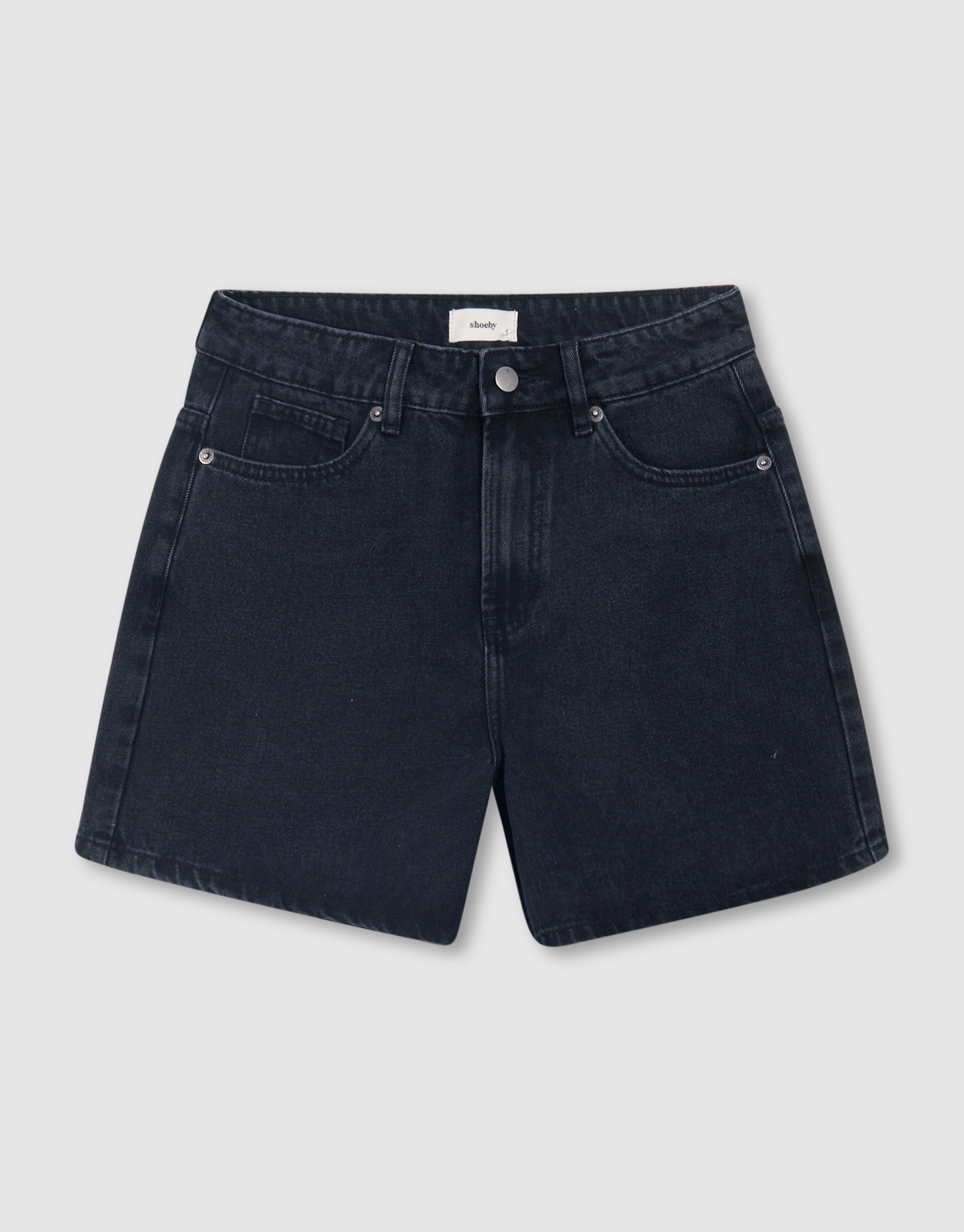 Denim Short Zwart SHOEBY WOMEN