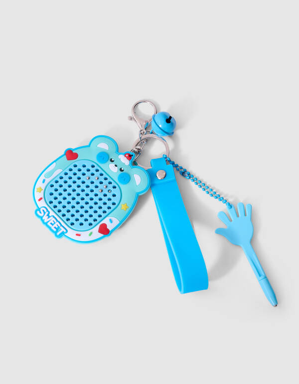 Bear Magneet Sleutelhanger Blauw SHOEBY ACCESSOIRES