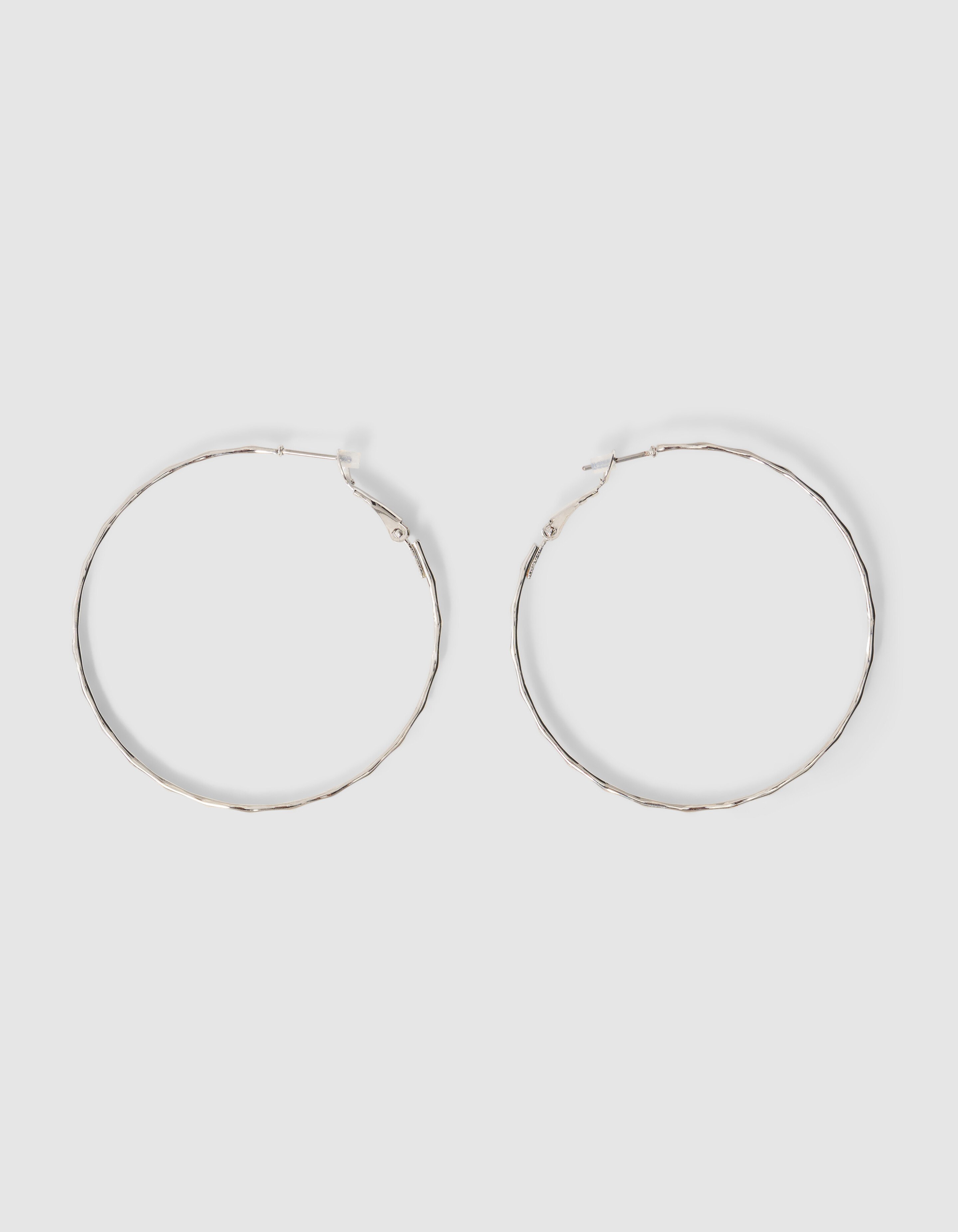 Big Hoop Oorbellen Zilver SHOEBY ACCESSOIRES