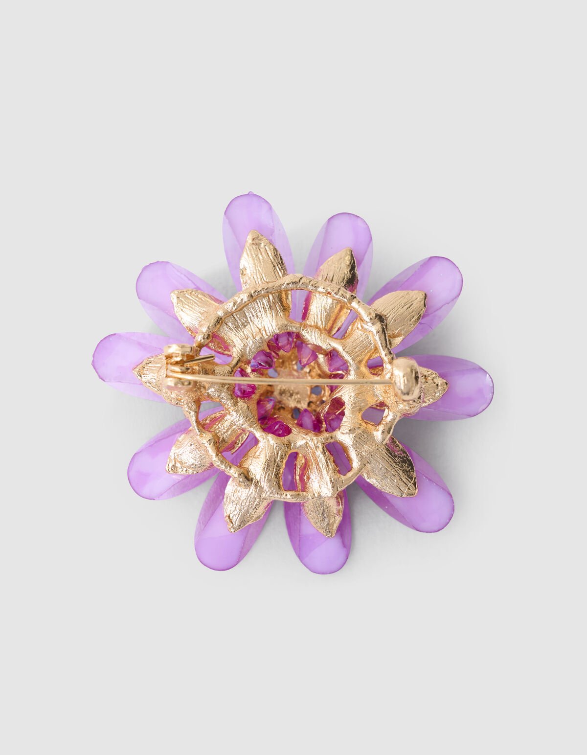 Flower Broche Paars SHOEBY ACCESSOIRES
