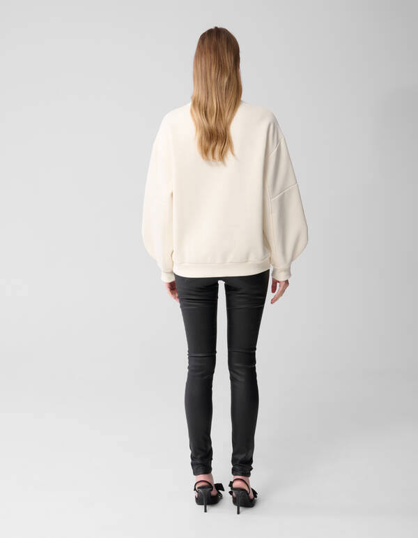 Coated Broek Zwart Eksept