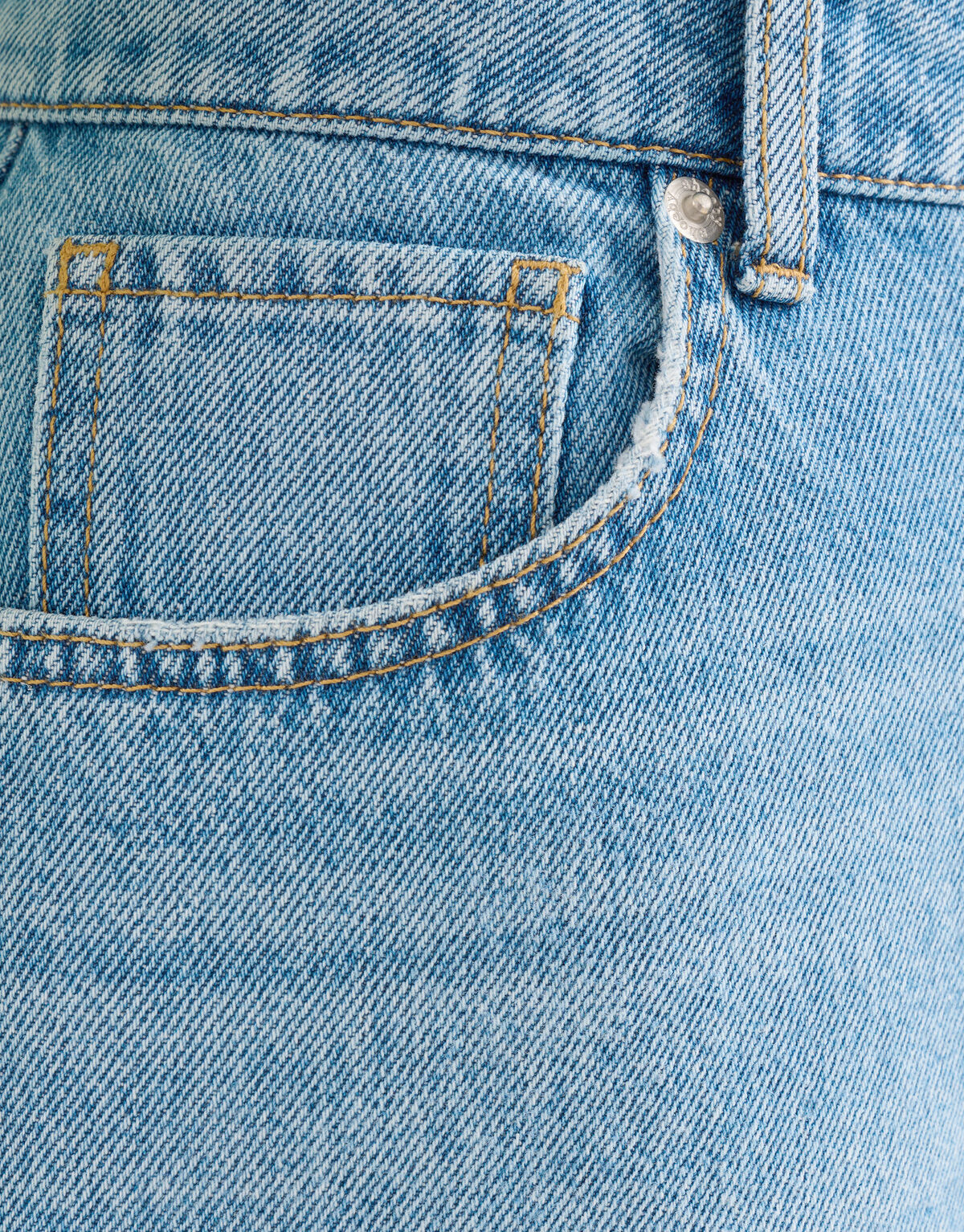 Denim Midi Rok Blauw SHOEBY WOMEN