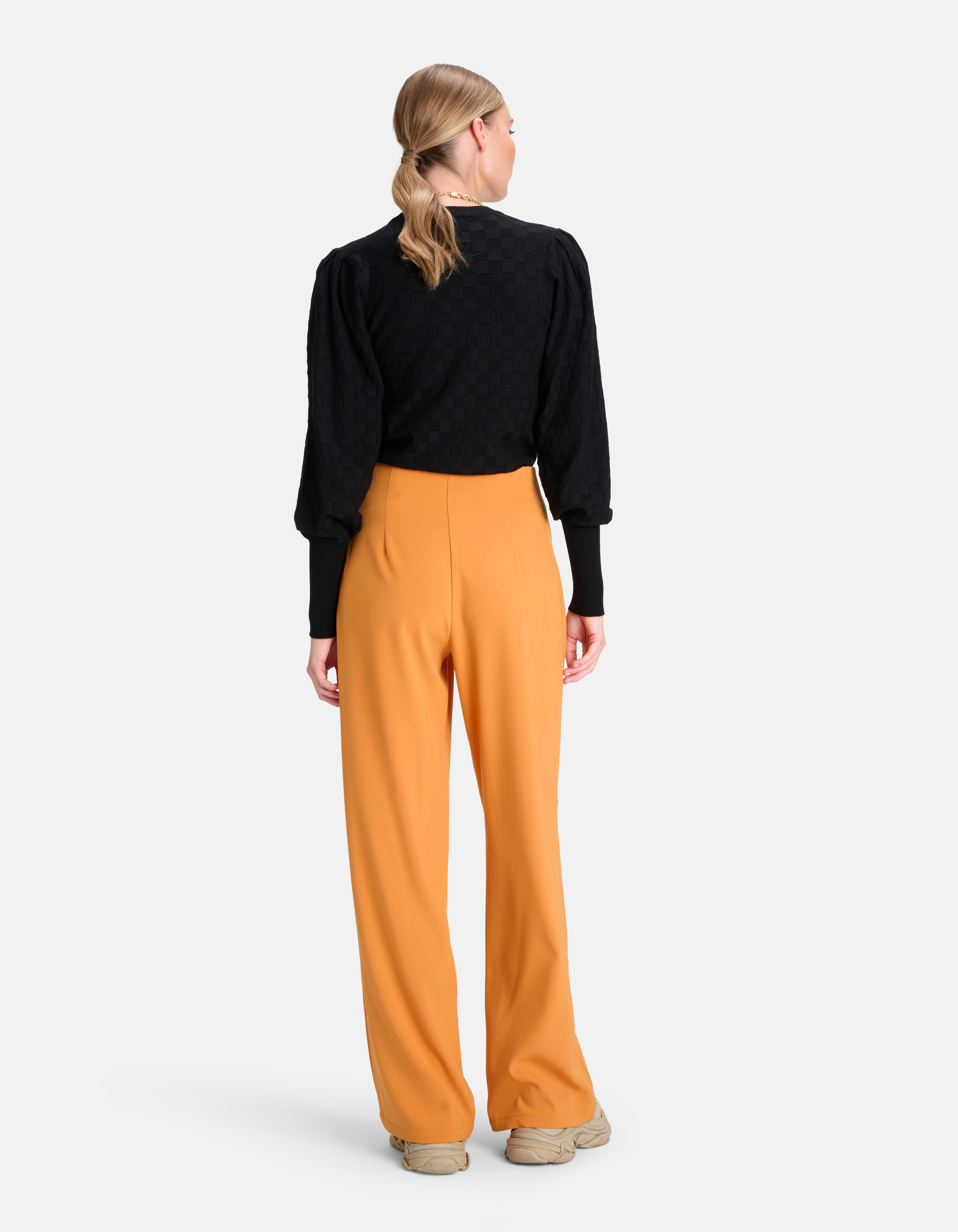 Wide Leg Pantalon Oranje By Mieke SHOEBY WOMEN
