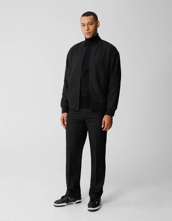 Pinstripe Bomber Jack Zwart SHOEBY MEN