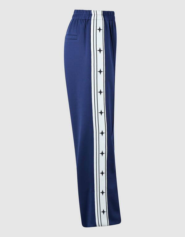 Wide Tape Broek Donkerblauw SHOEBY GIRLS