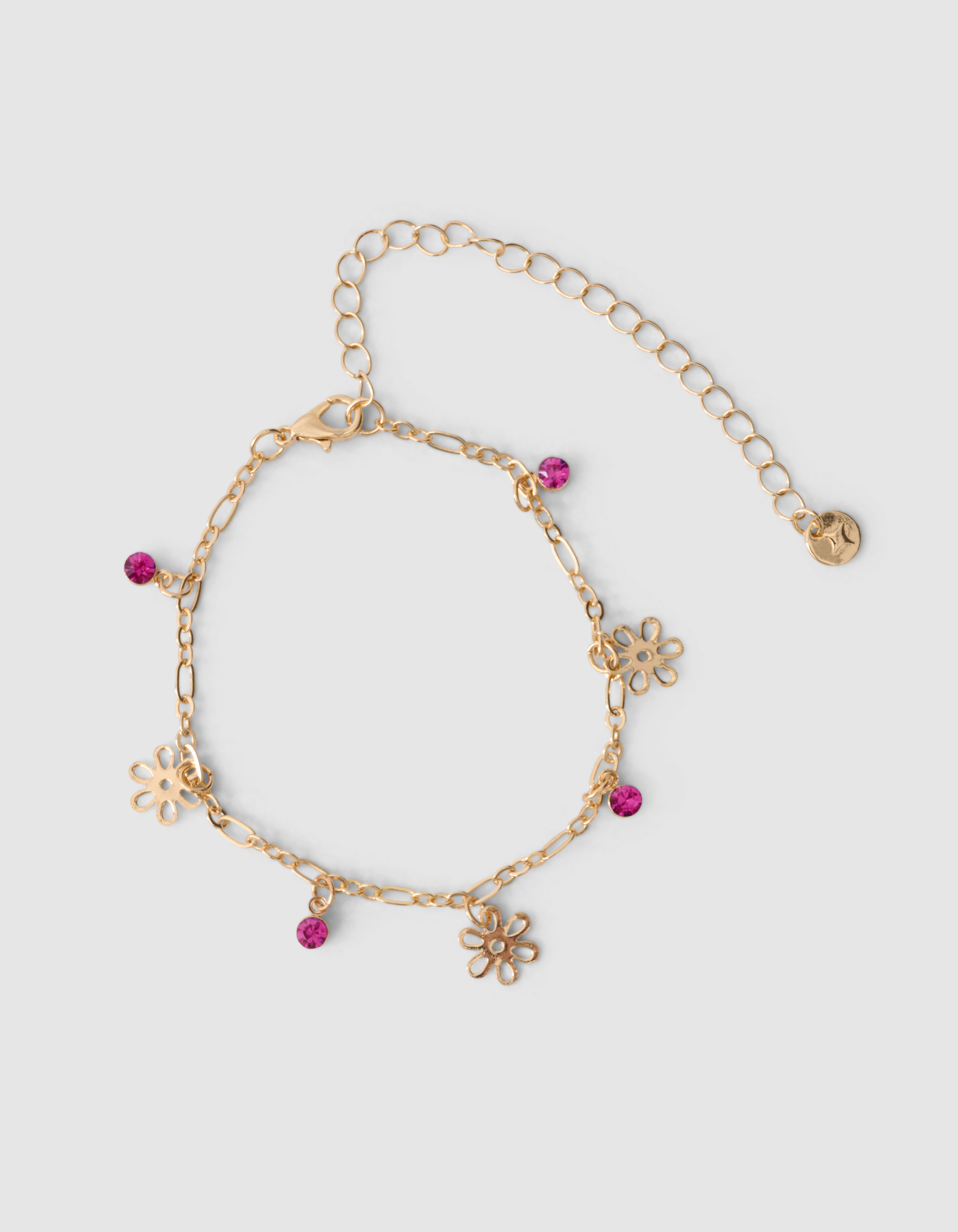 Flower Strass Armband Goud SHOEBY ACCESSOIRES