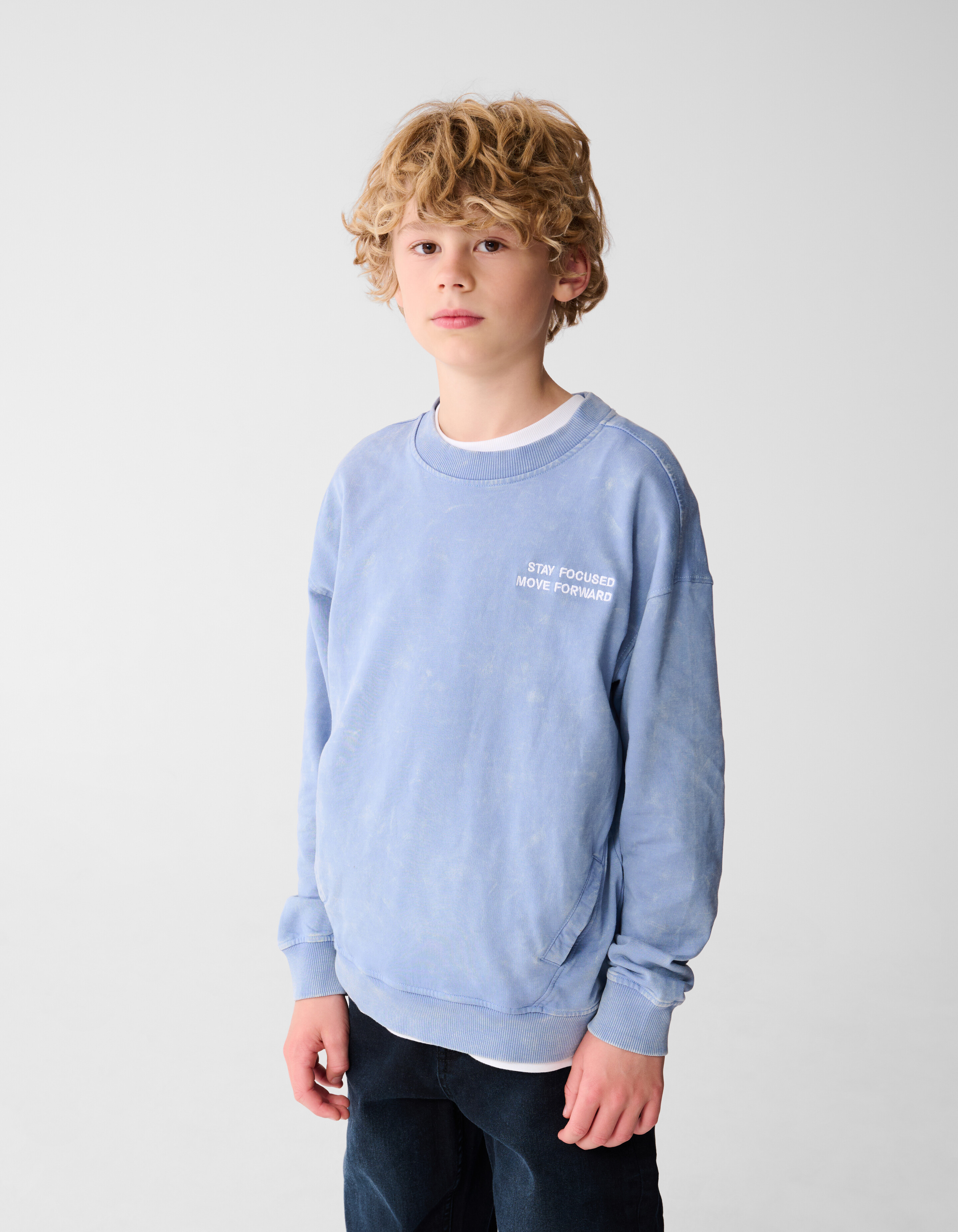 Focus Sweater Blauw SHOEBY BOYS