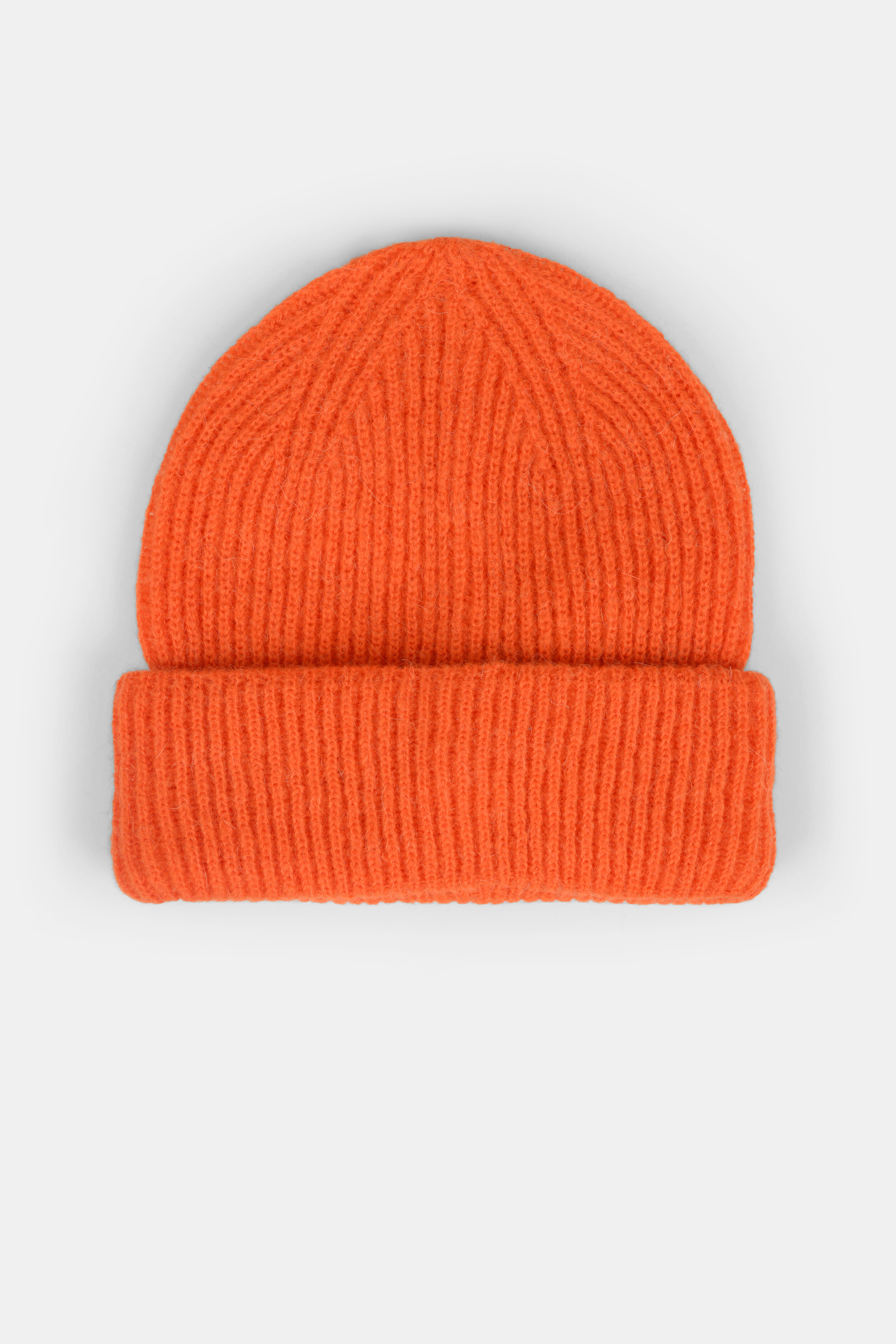 Alpaca Beanie Oranje ACCESSOIRES SHOEBY