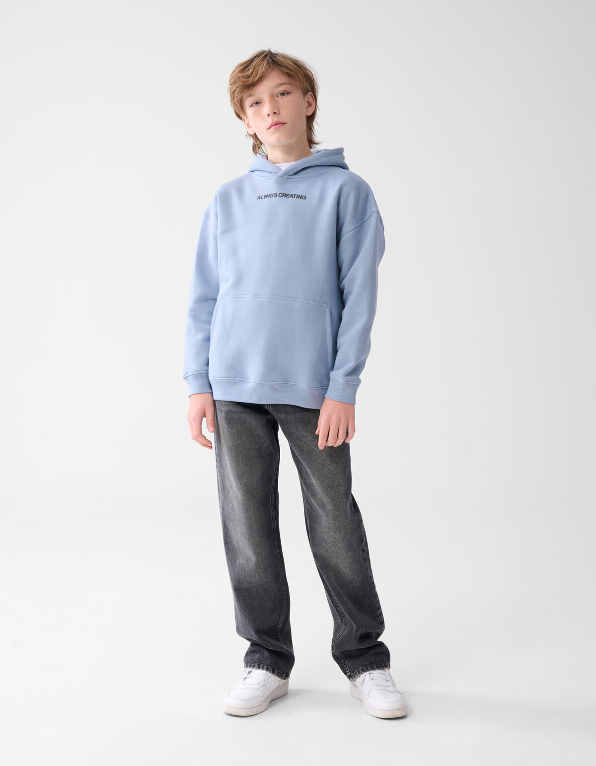 Artwork Hoodie blauw SHOEBY BOYS