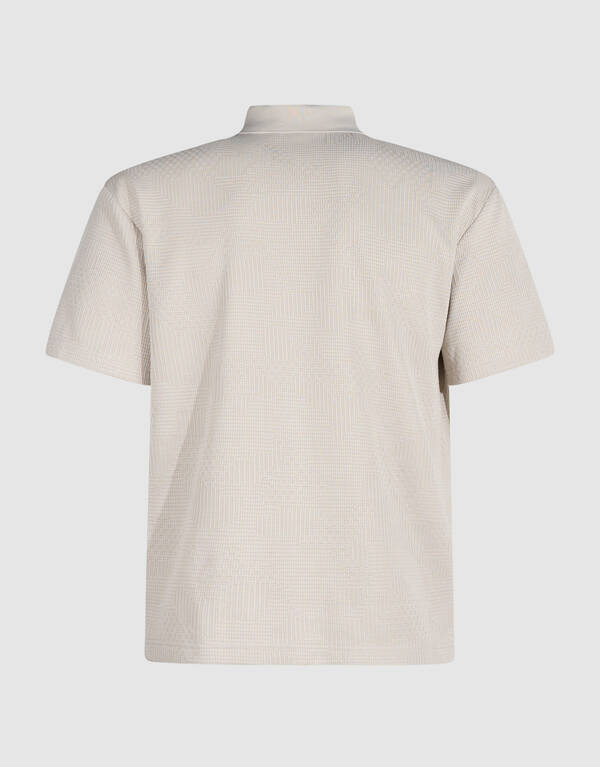 Structuur Zipper Polo Zand SHOEBY MEN