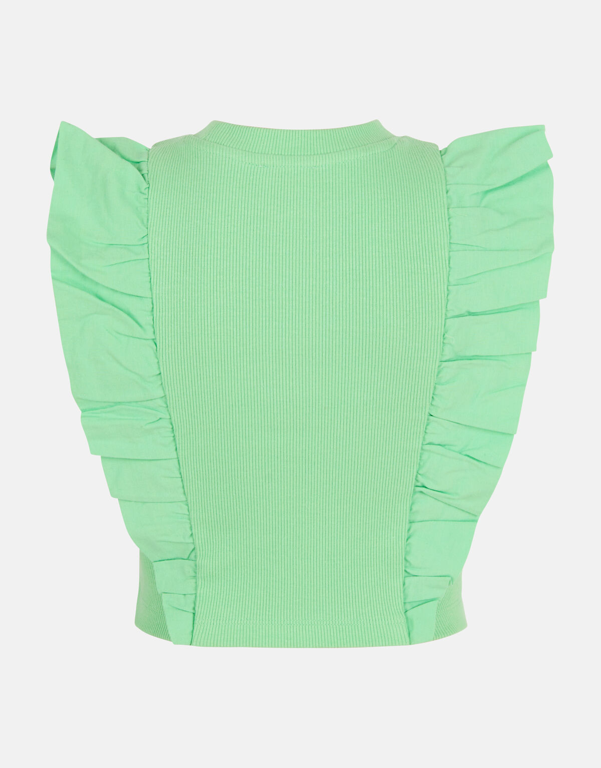 Ruffle T-shirt Groen SHOEBY GIRLS