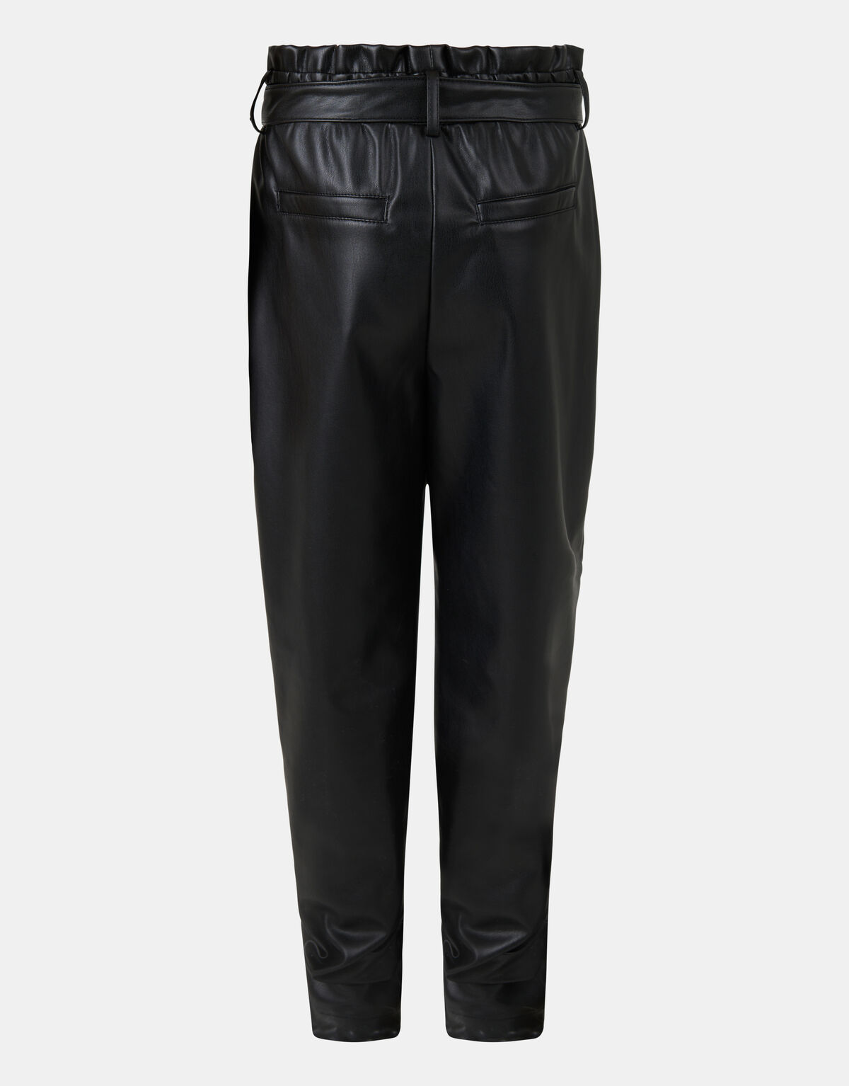 Vegan Leren Paperbag Broek SHOEBY GIRLS