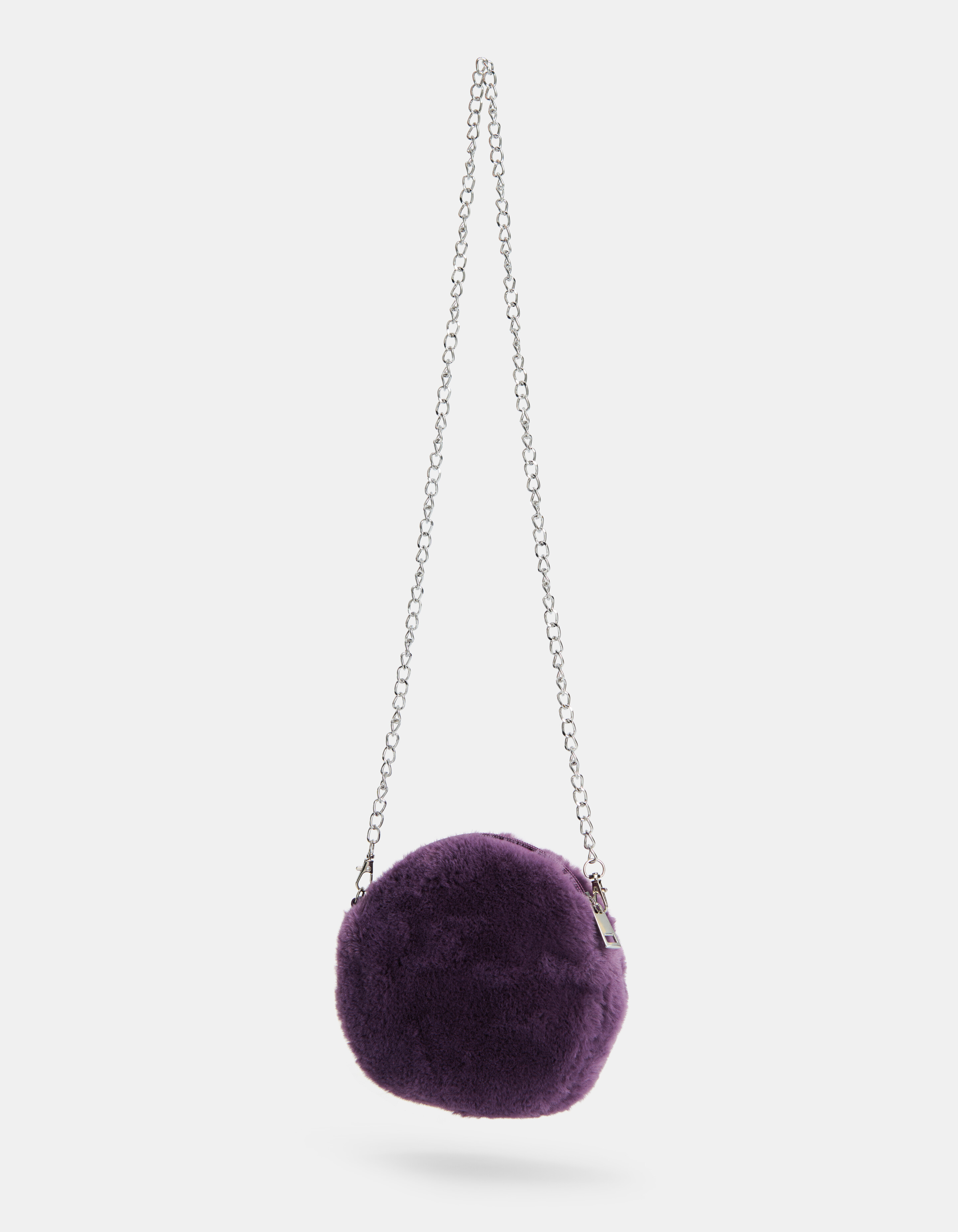 Ronde Fur Tas Paars SHOEBY ACCESSOIRES