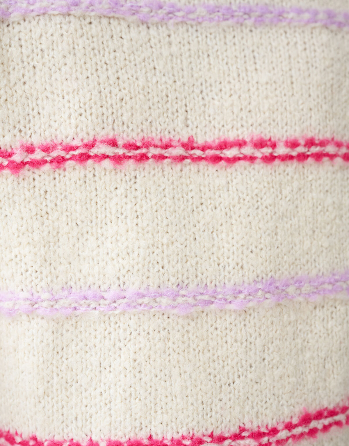 Fun Stipe Trui Gebroken Wit SHOEBY GIRLS