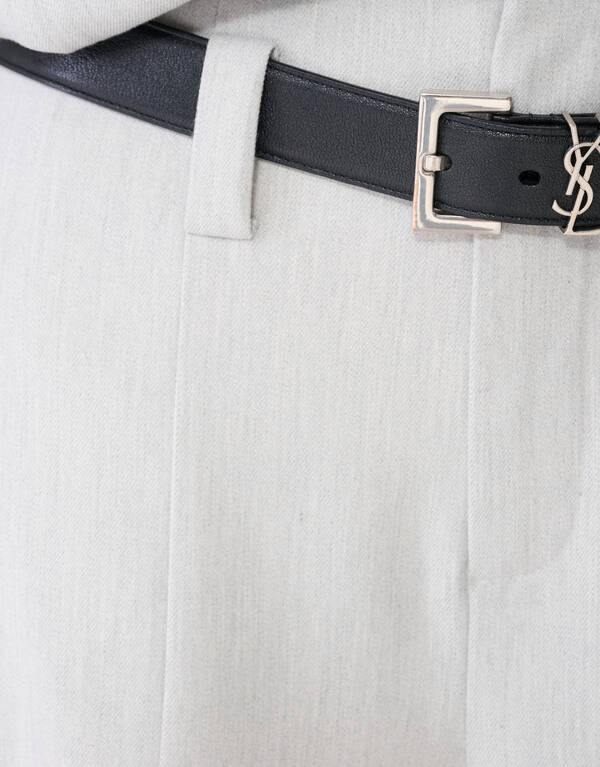 Wide Leg Fit Broek Lichtgrijs By Mieke SHOEBY WOMEN