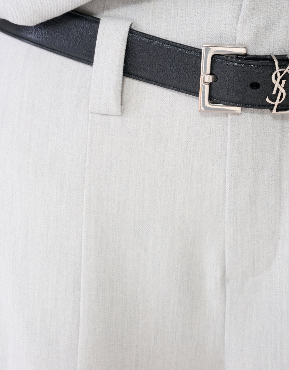 Wide Leg Fit Broek Lichtgrijs By Mieke SHOEBY WOMEN