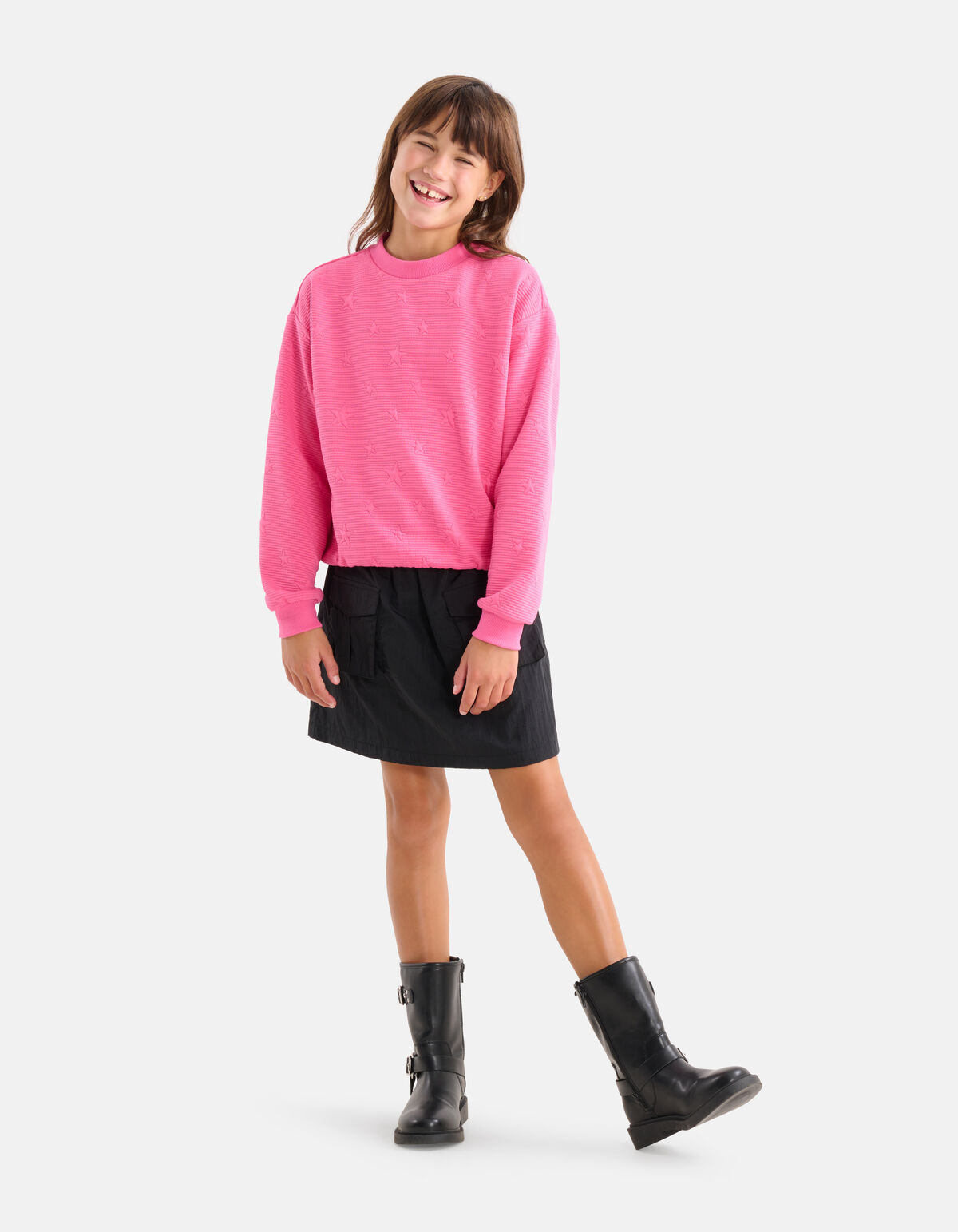 Sterren Sweater Roze SHOEBY GIRLS