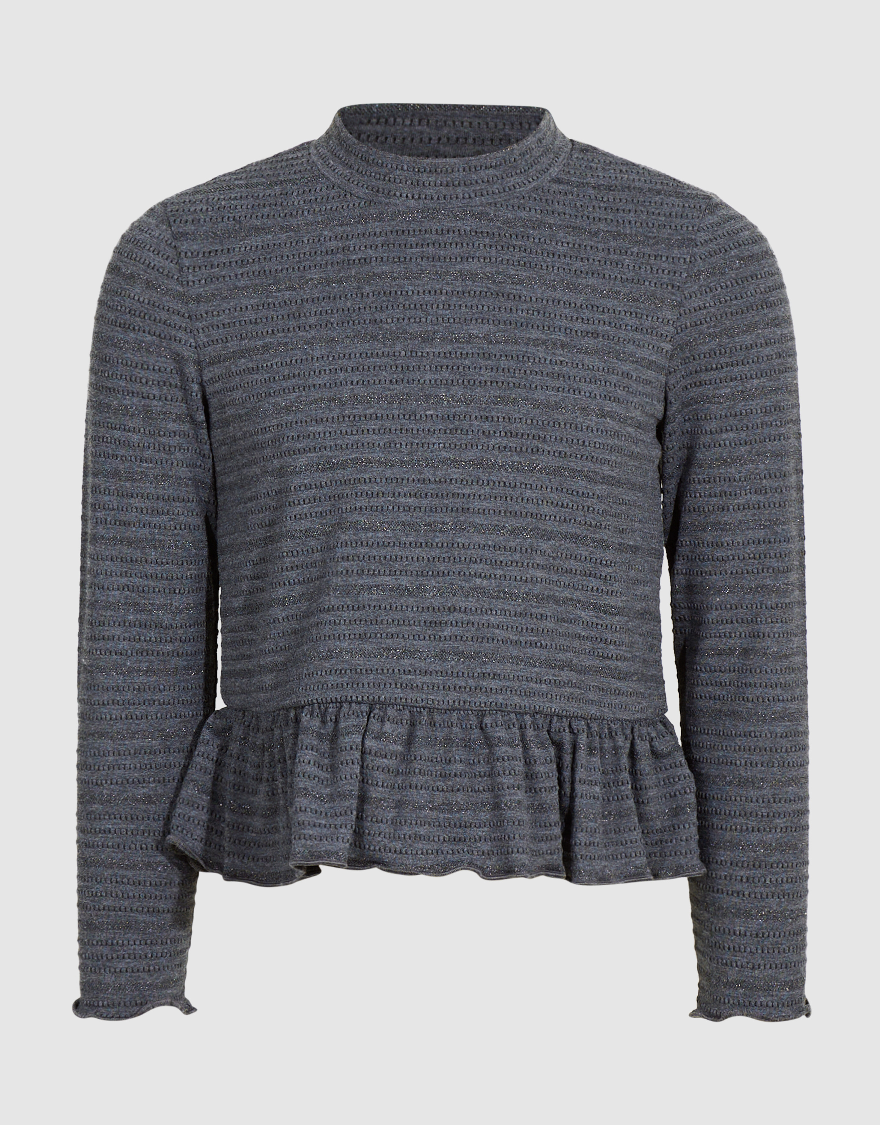 Volant Top Grijs SHOEBY GIRLS